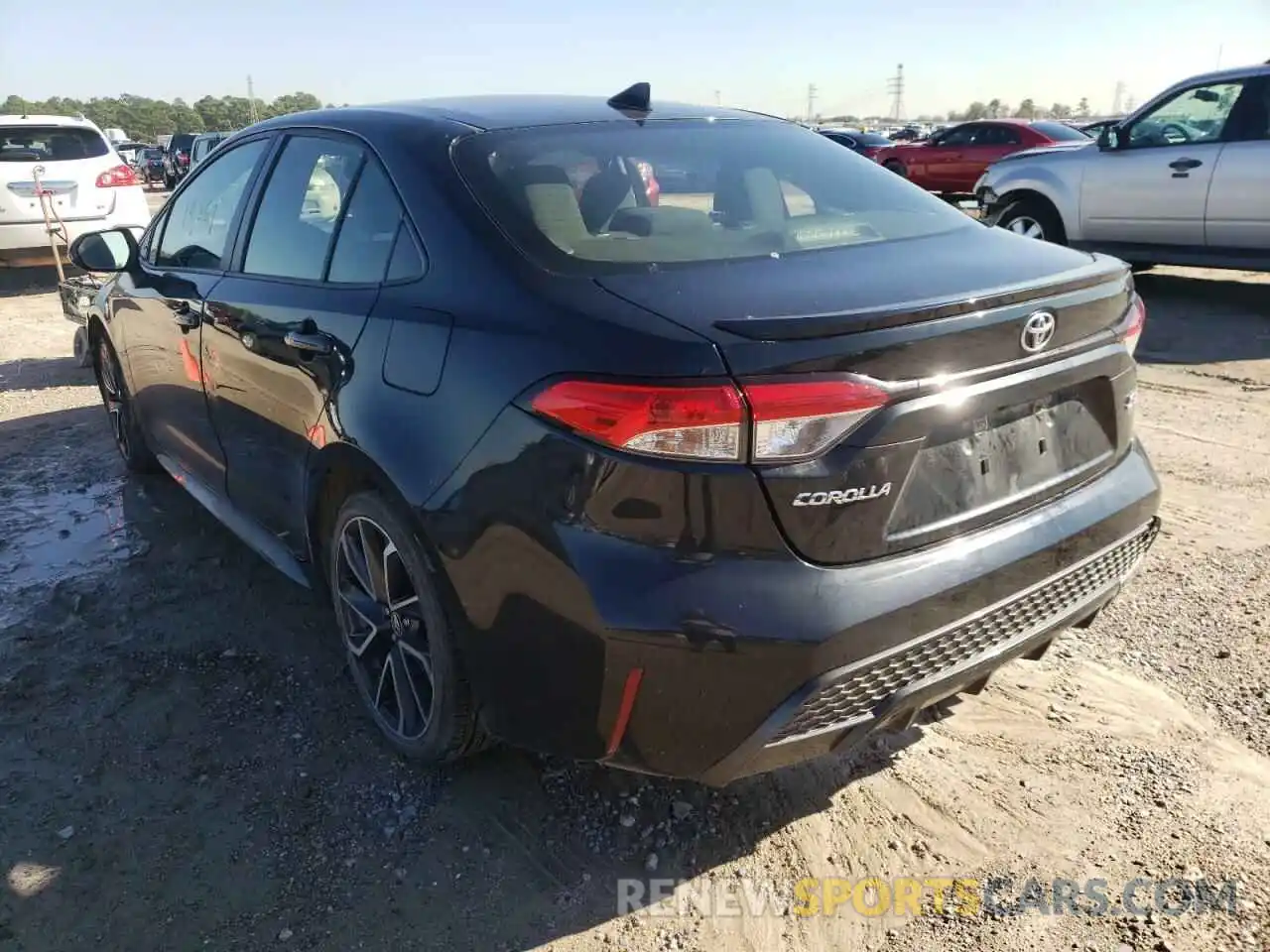 3 Photograph of a damaged car JTDP4RCE0LJ008466 TOYOTA COROLLA 2020