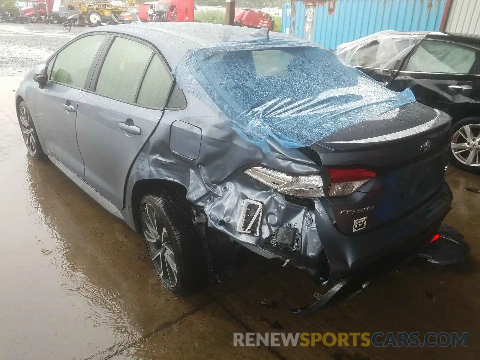 3 Photograph of a damaged car JTDP4RCE0LJ014414 TOYOTA COROLLA 2020