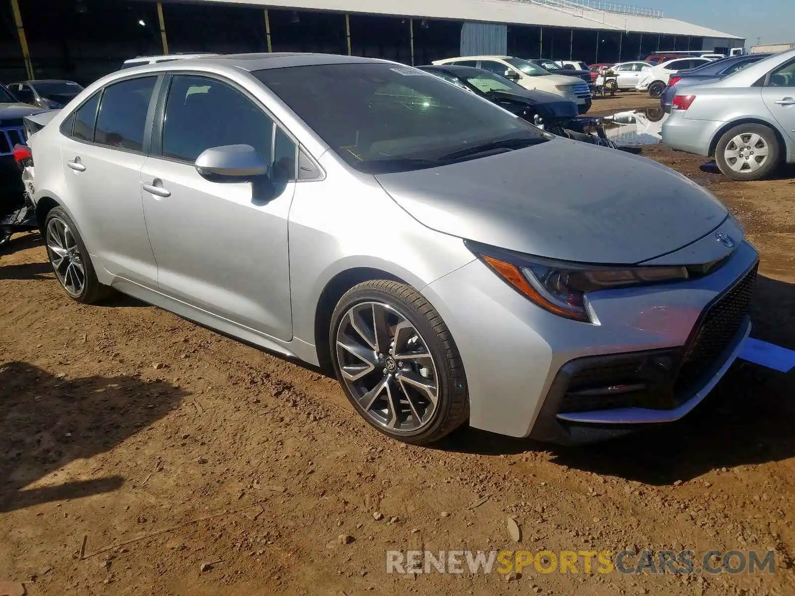 1 Photograph of a damaged car JTDP4RCE0LJ014834 TOYOTA COROLLA 2020