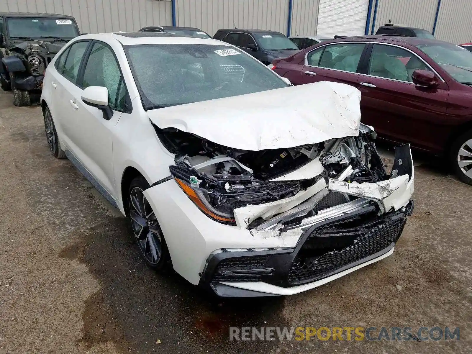 1 Photograph of a damaged car JTDP4RCE0LJ015627 TOYOTA COROLLA 2020