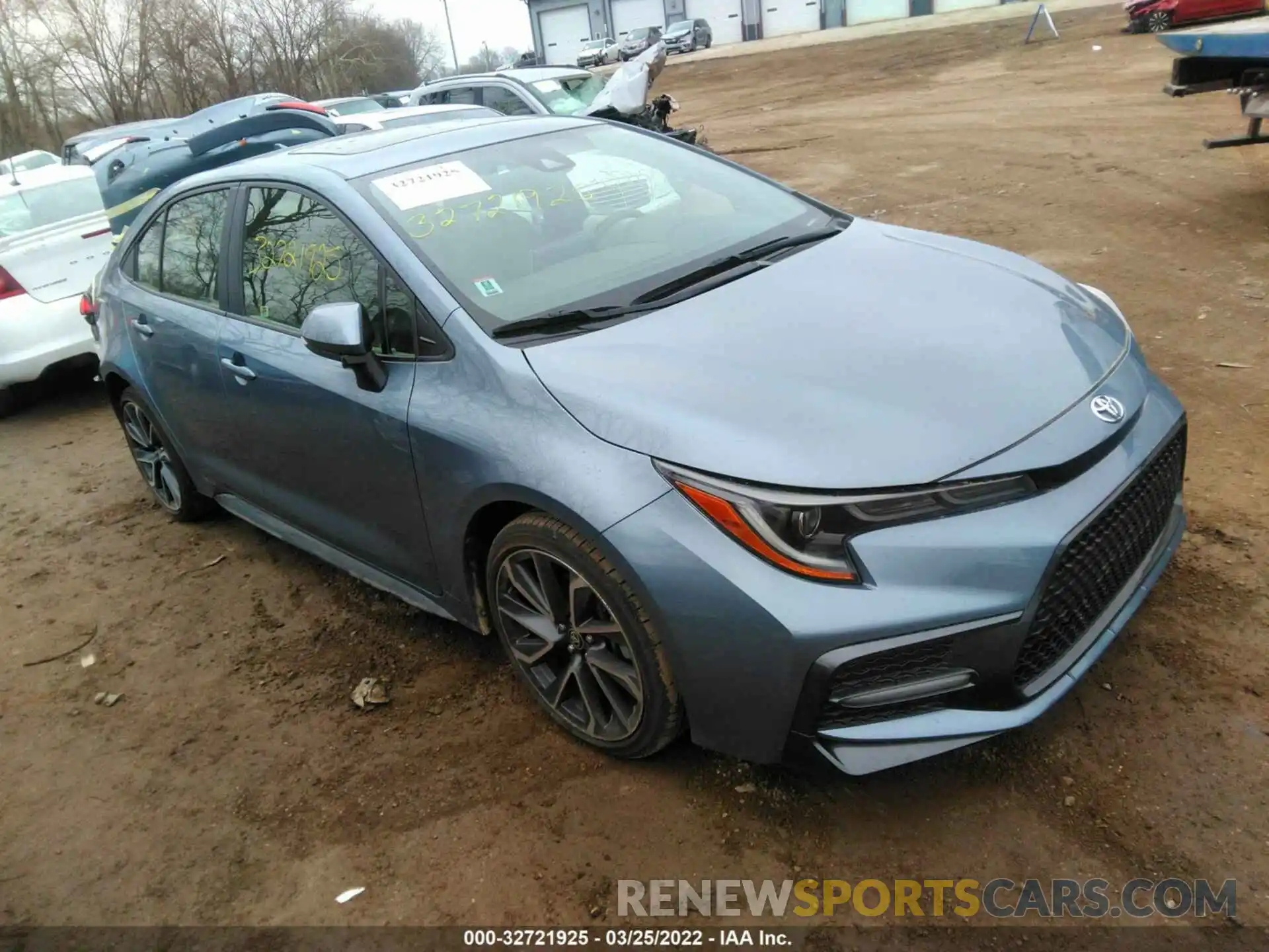 1 Photograph of a damaged car JTDP4RCE0LJ018317 TOYOTA COROLLA 2020