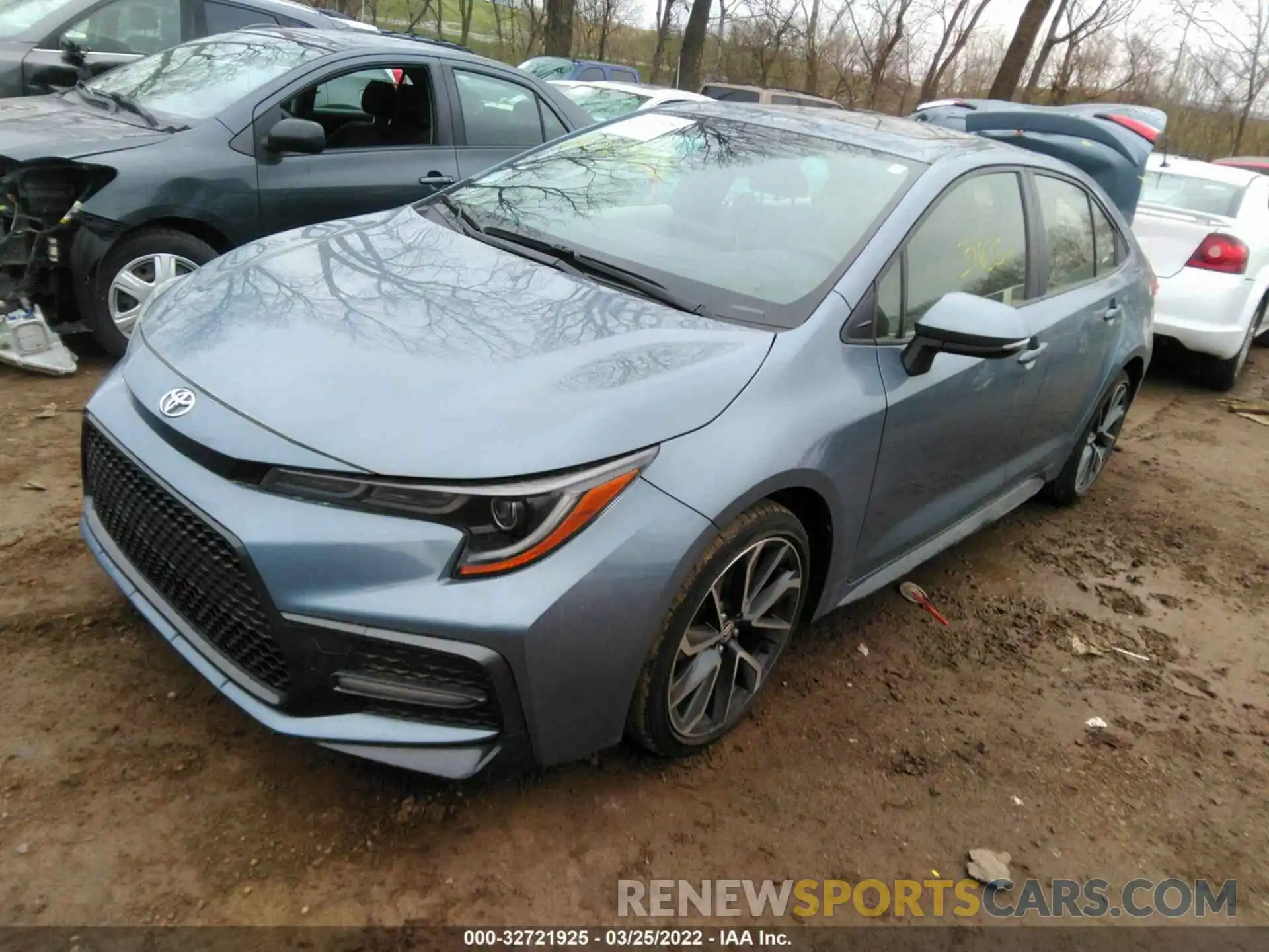 2 Photograph of a damaged car JTDP4RCE0LJ018317 TOYOTA COROLLA 2020