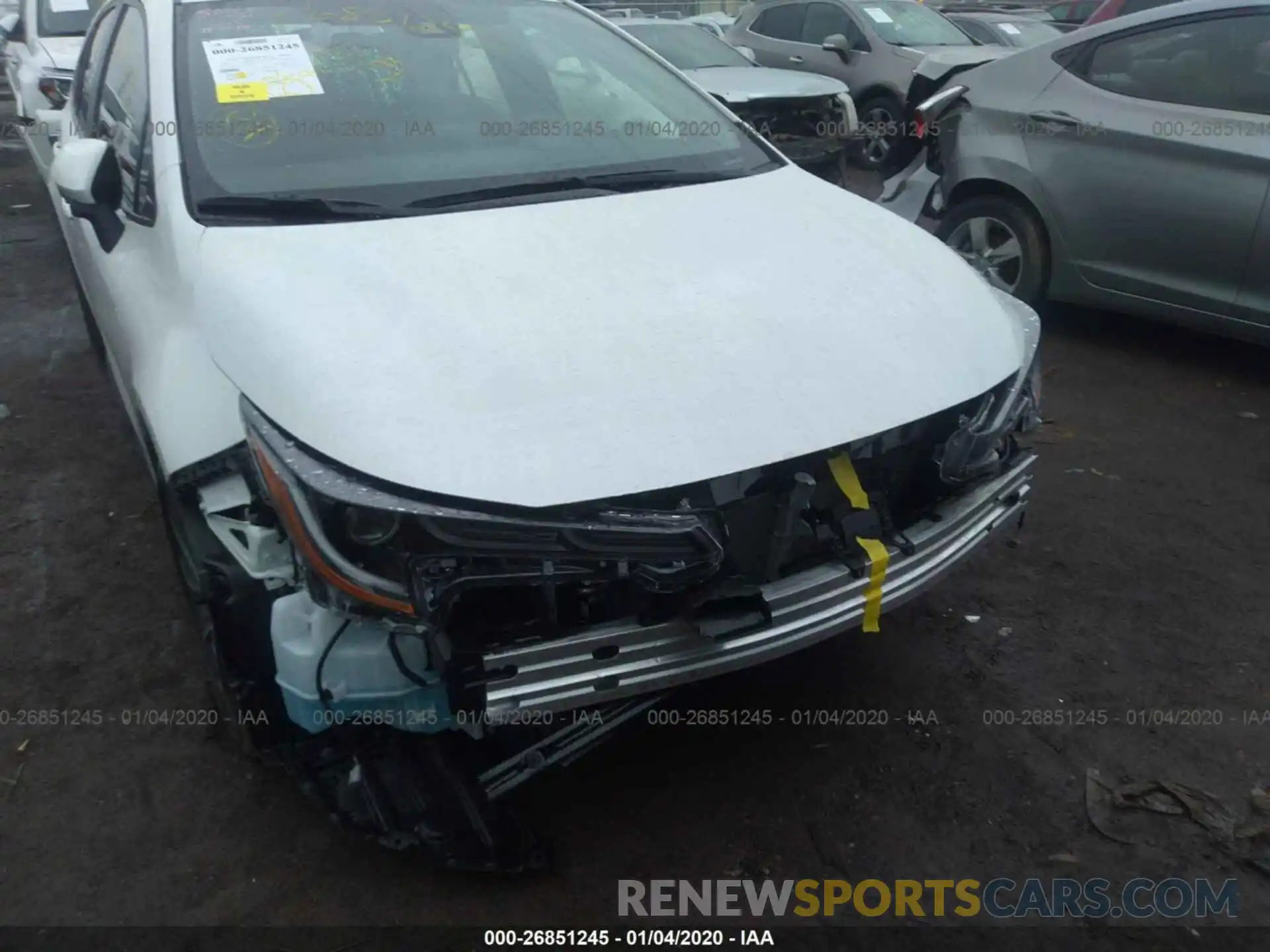6 Фотография поврежденного автомобиля JTDP4RCE0LJ029558 TOYOTA COROLLA 2020