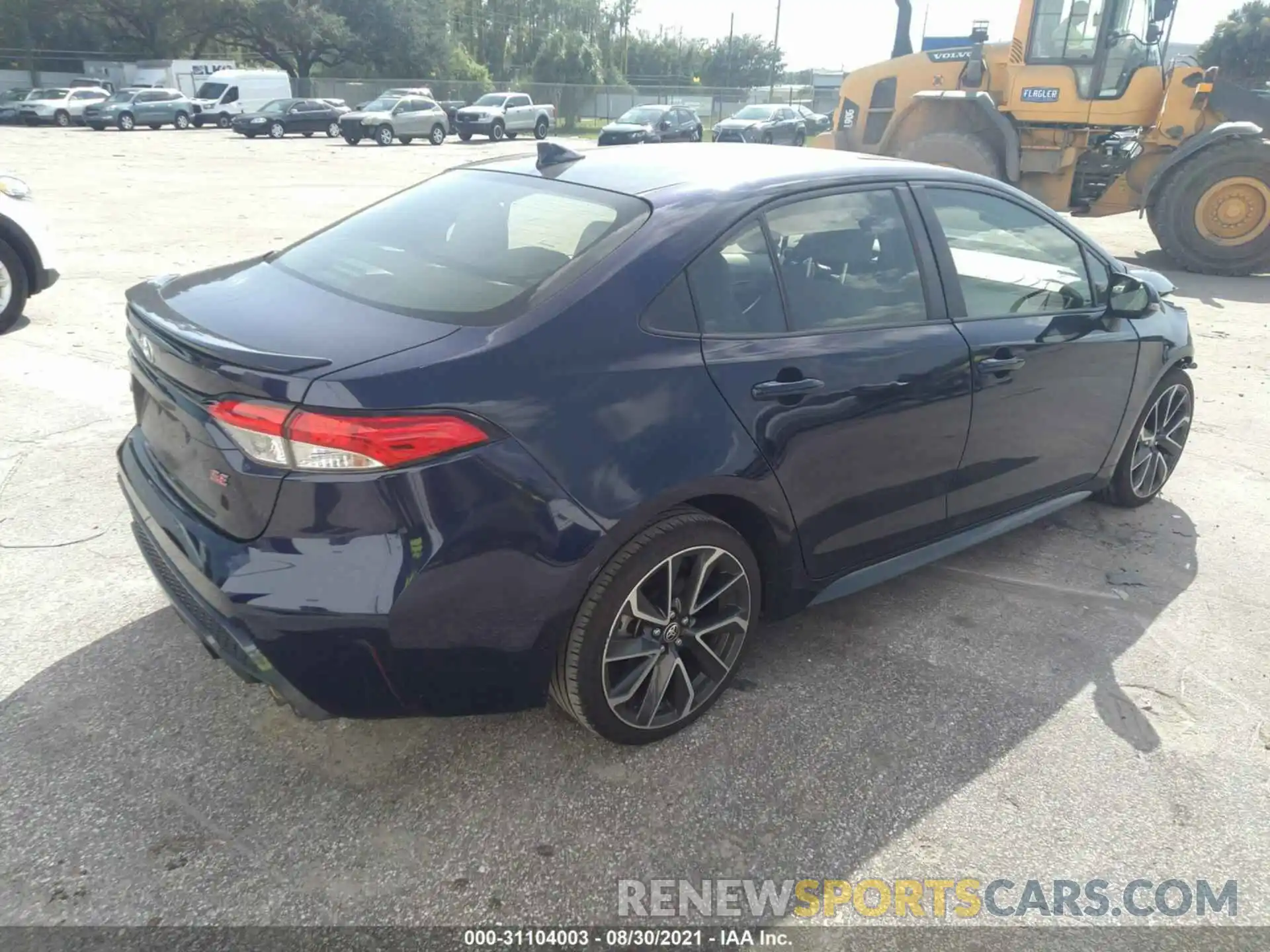 4 Photograph of a damaged car JTDP4RCE0LJ029933 TOYOTA COROLLA 2020