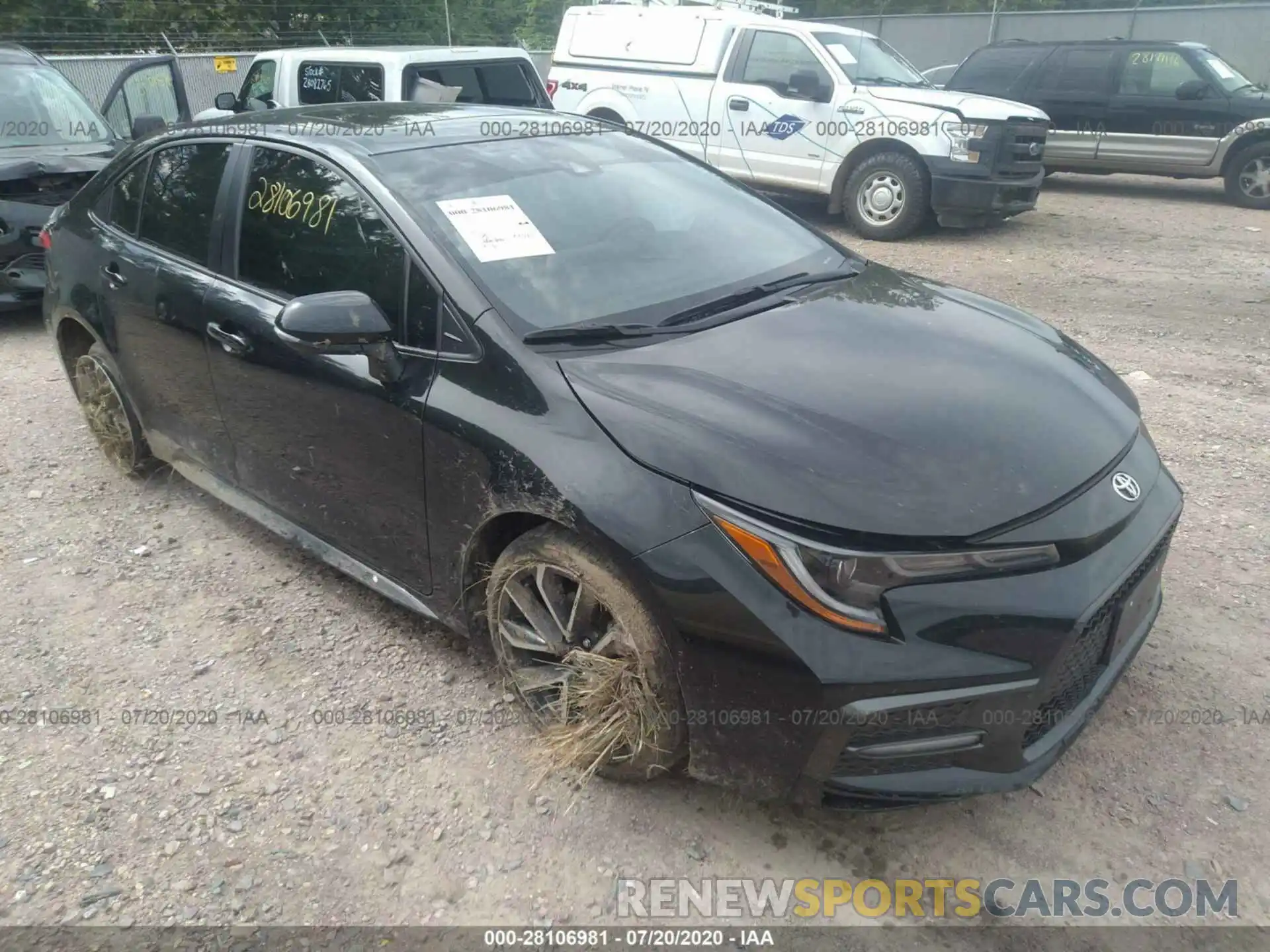 1 Photograph of a damaged car JTDP4RCE0LJ036624 TOYOTA COROLLA 2020