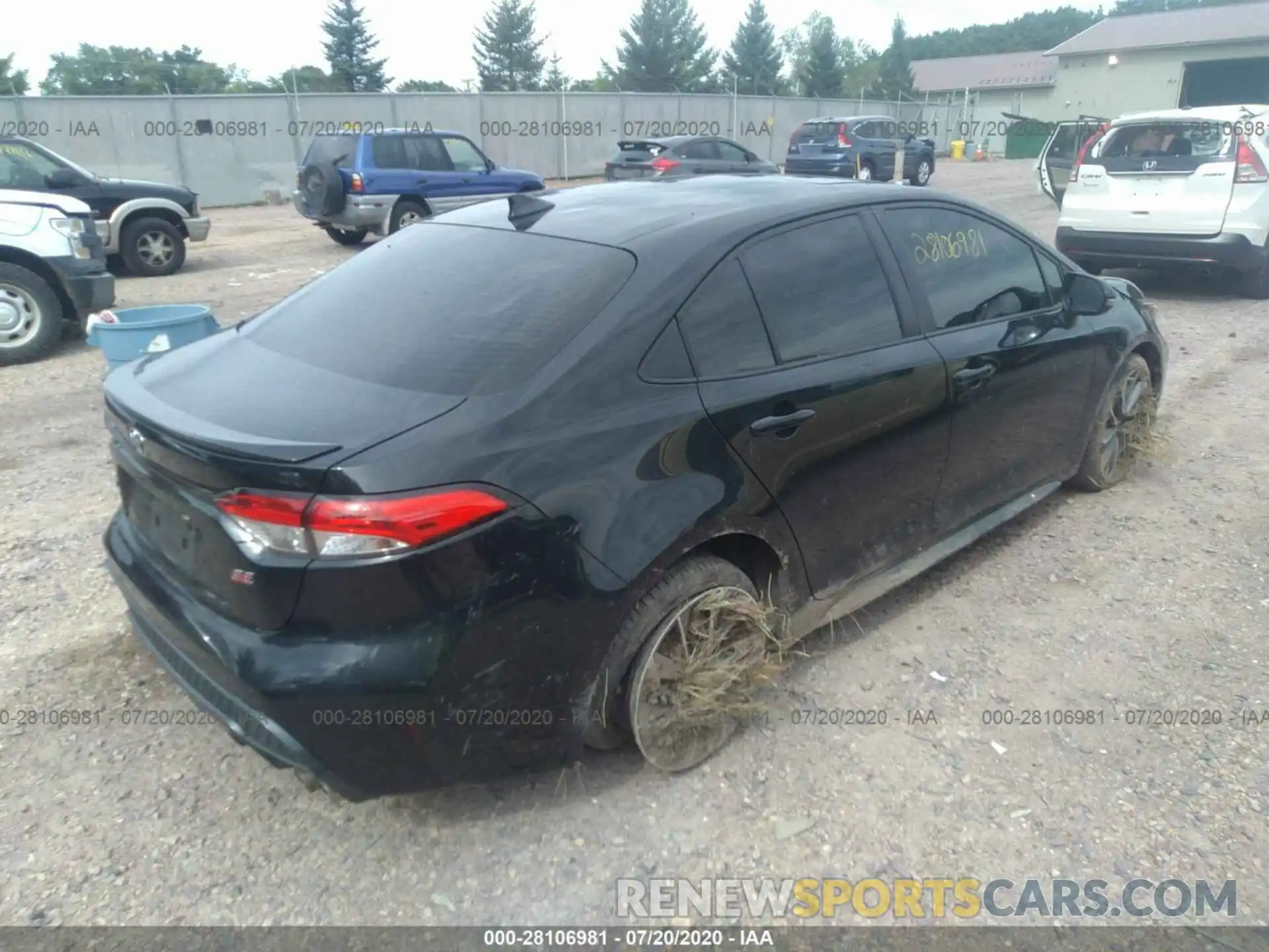 4 Photograph of a damaged car JTDP4RCE0LJ036624 TOYOTA COROLLA 2020