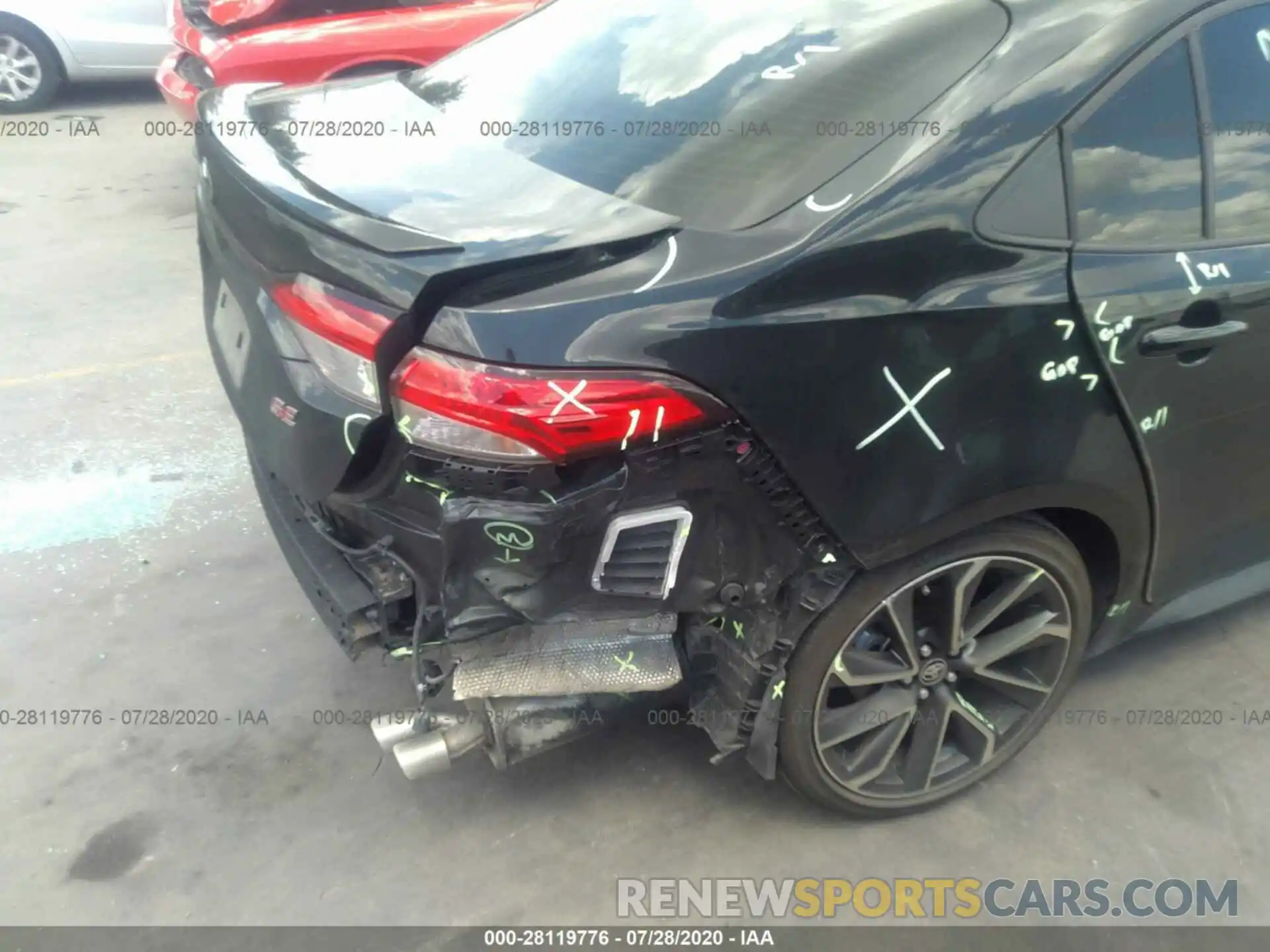 6 Photograph of a damaged car JTDP4RCE0LJ039233 TOYOTA COROLLA 2020