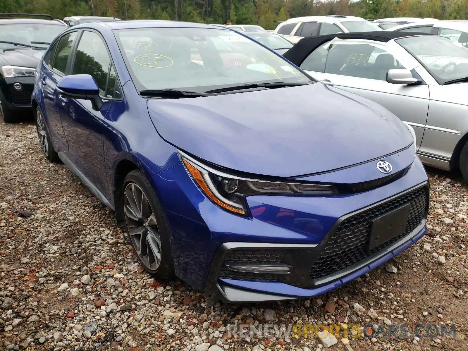 1 Photograph of a damaged car JTDP4RCE0LJ039586 TOYOTA COROLLA 2020