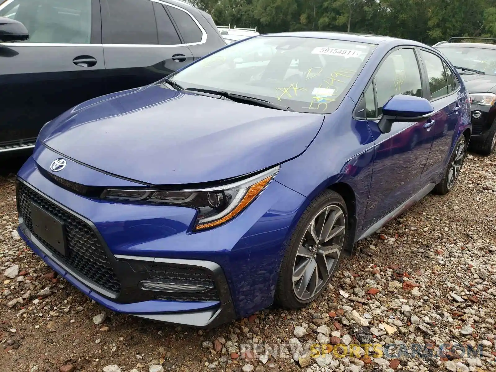 2 Photograph of a damaged car JTDP4RCE0LJ039586 TOYOTA COROLLA 2020