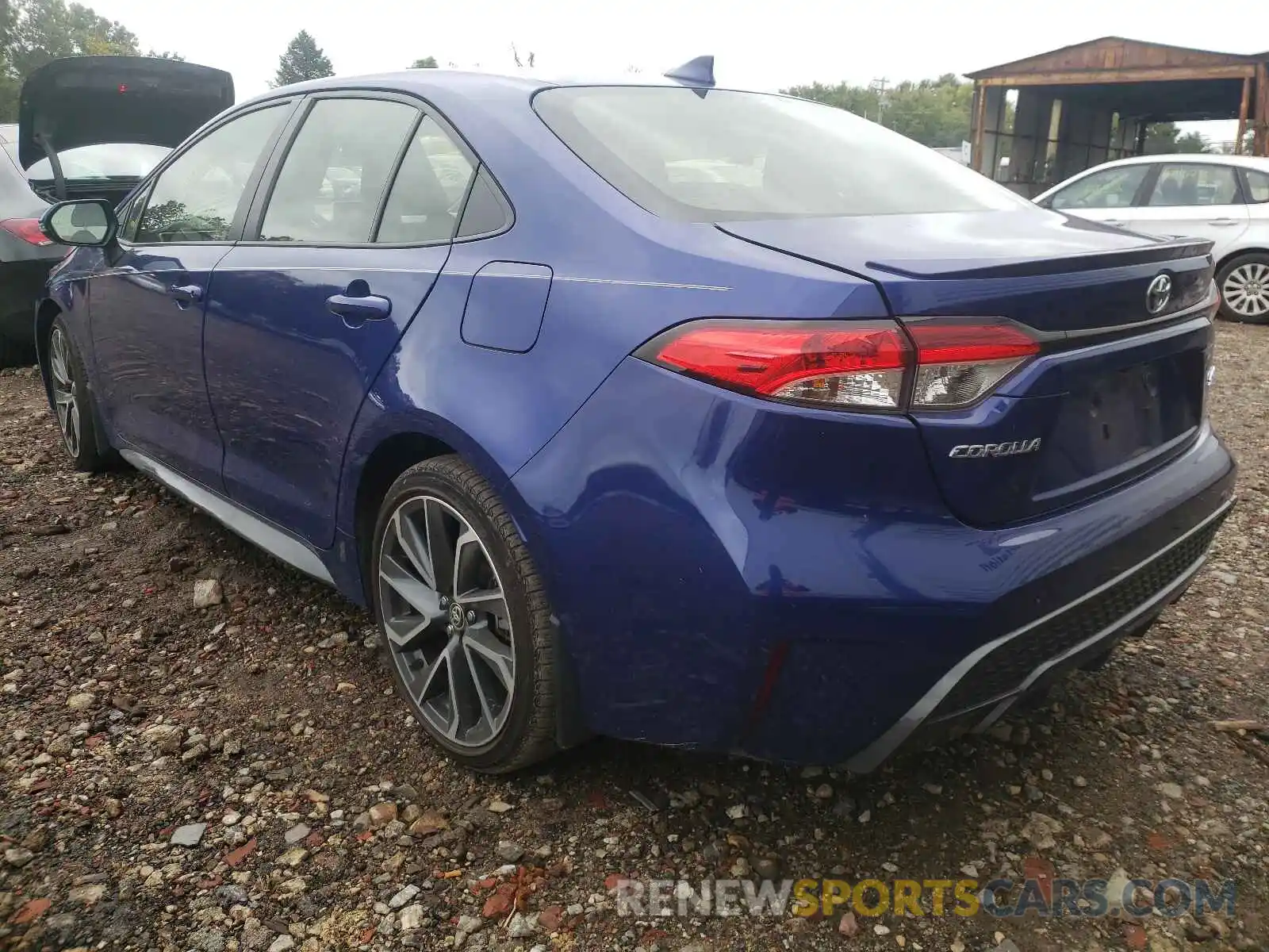 3 Photograph of a damaged car JTDP4RCE0LJ039586 TOYOTA COROLLA 2020