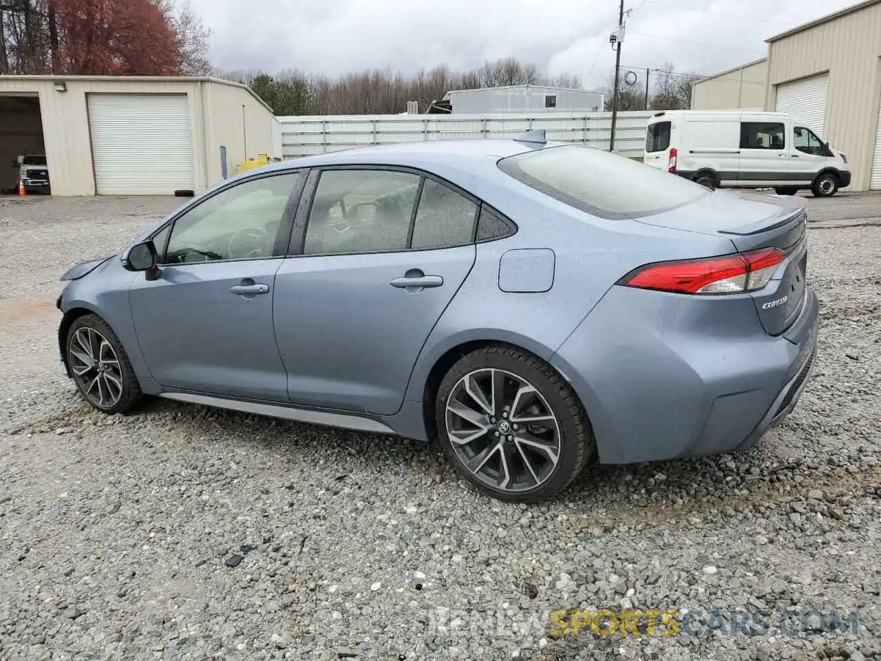 2 Photograph of a damaged car JTDP4RCE0LJ039765 TOYOTA COROLLA 2020