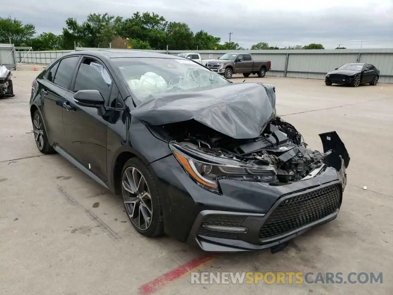 1 Photograph of a damaged car JTDP4RCE0LJ040351 TOYOTA COROLLA 2020