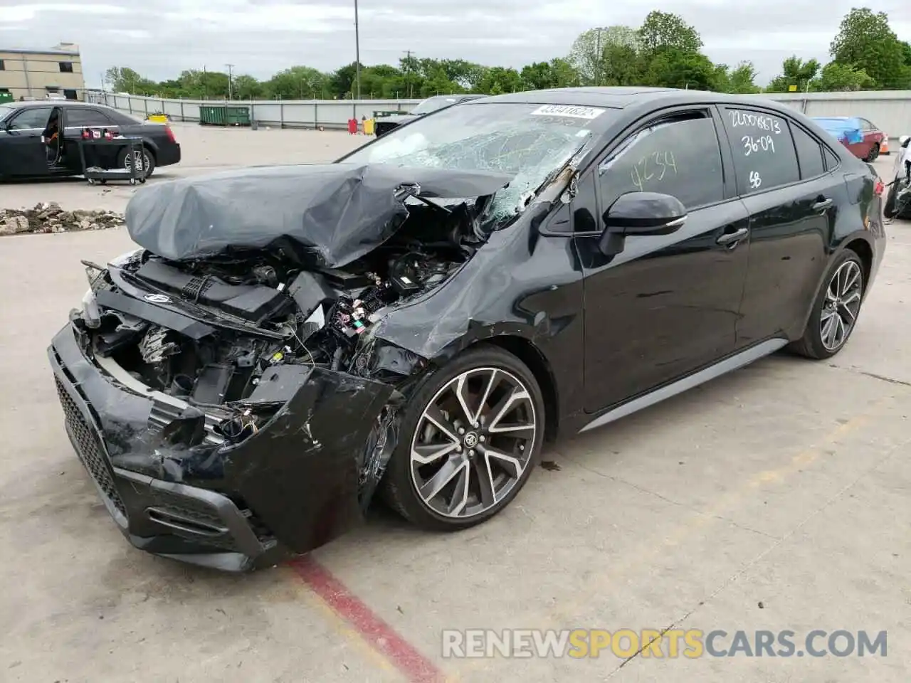 9 Photograph of a damaged car JTDP4RCE0LJ040351 TOYOTA COROLLA 2020