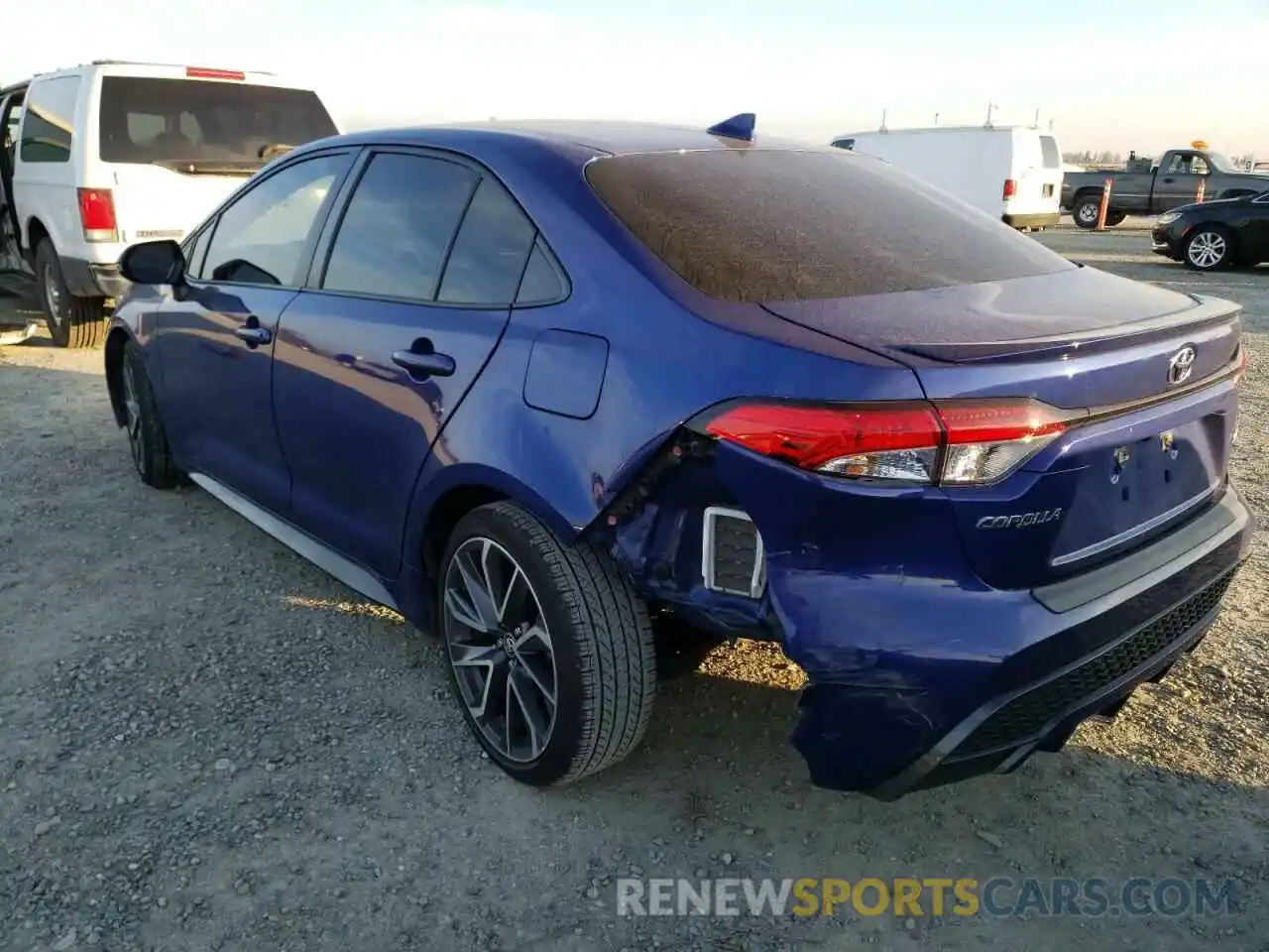 3 Photograph of a damaged car JTDP4RCE1LJ002773 TOYOTA COROLLA 2020