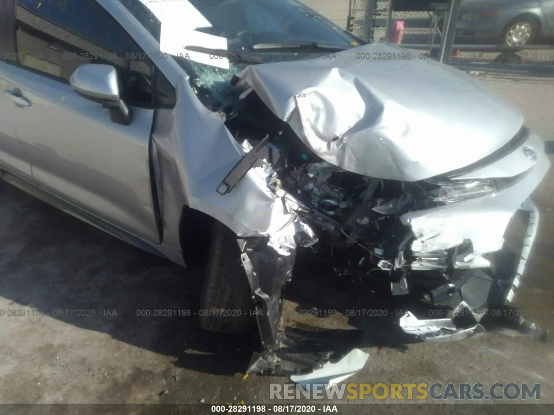 6 Photograph of a damaged car JTDP4RCE1LJ007682 TOYOTA COROLLA 2020