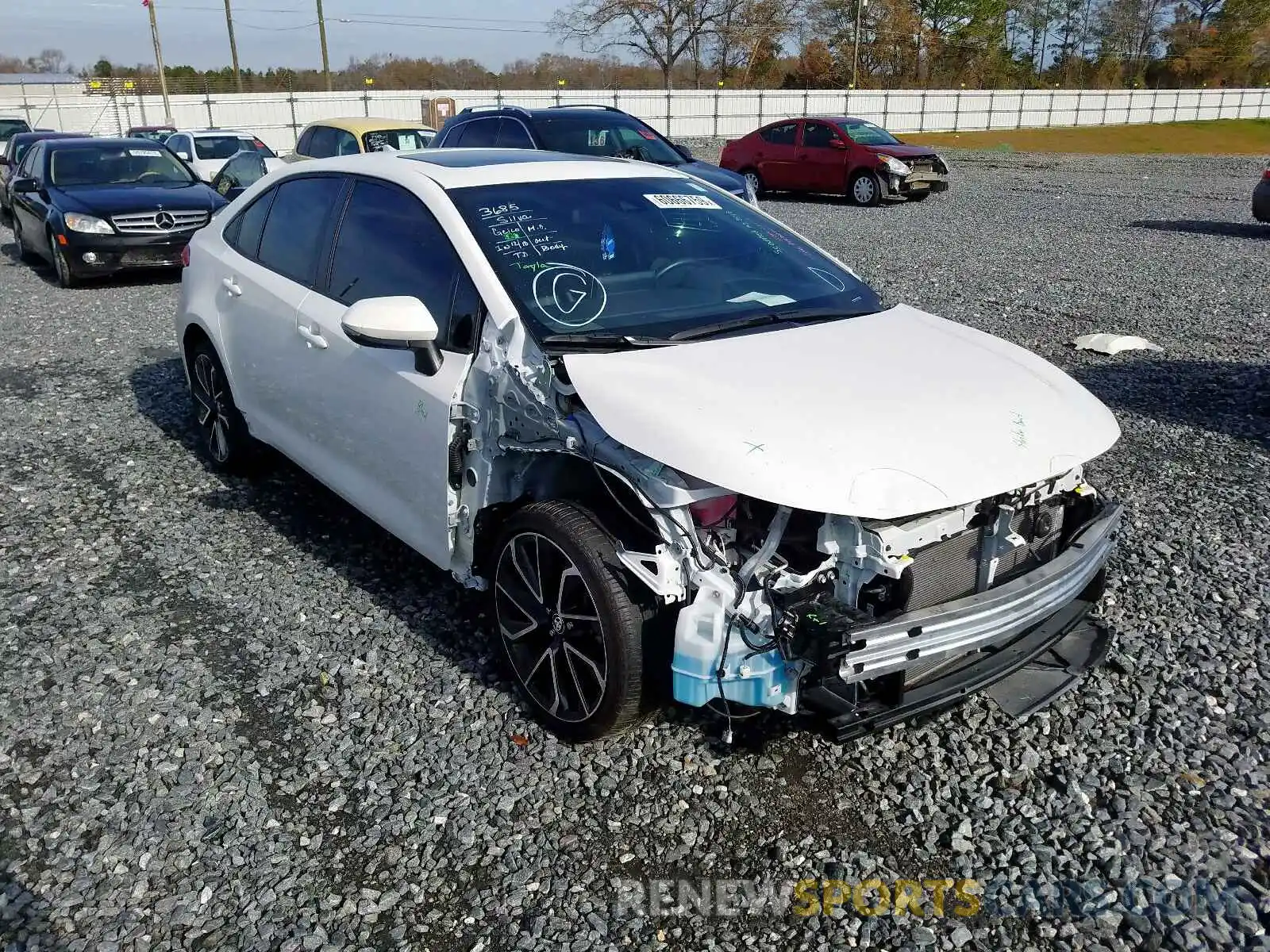 1 Photograph of a damaged car JTDP4RCE1LJ010663 TOYOTA COROLLA 2020