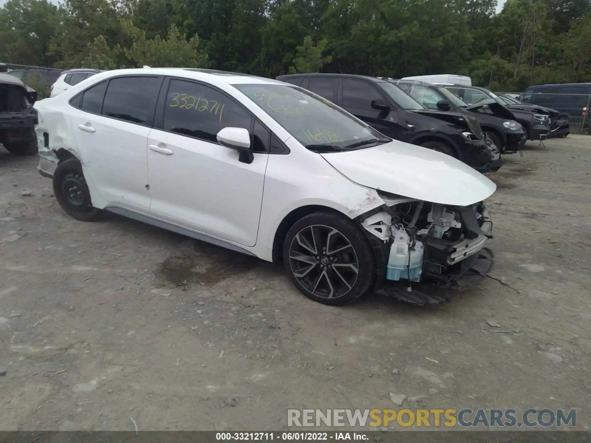 1 Photograph of a damaged car JTDP4RCE1LJ011750 TOYOTA COROLLA 2020