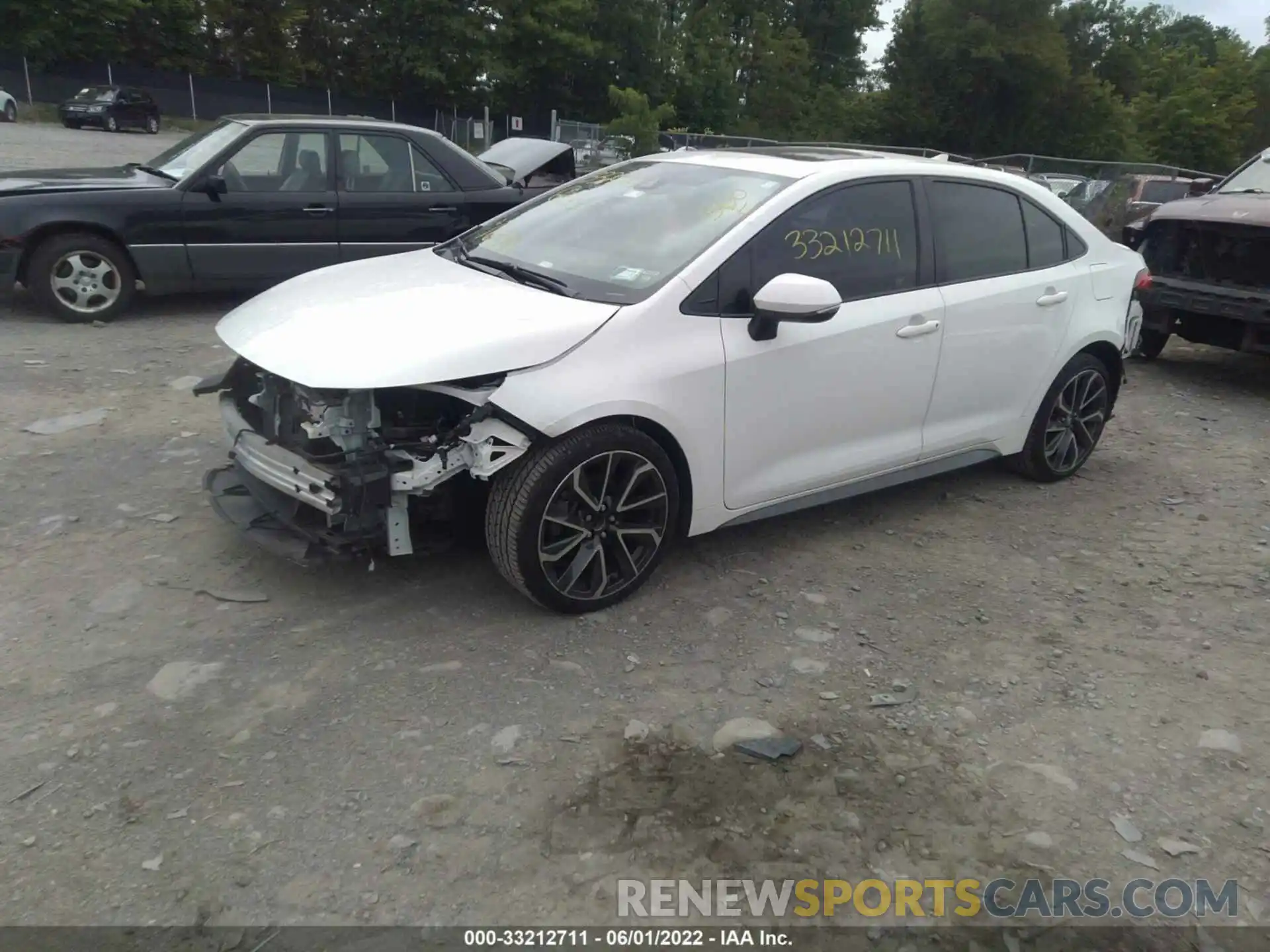 2 Photograph of a damaged car JTDP4RCE1LJ011750 TOYOTA COROLLA 2020