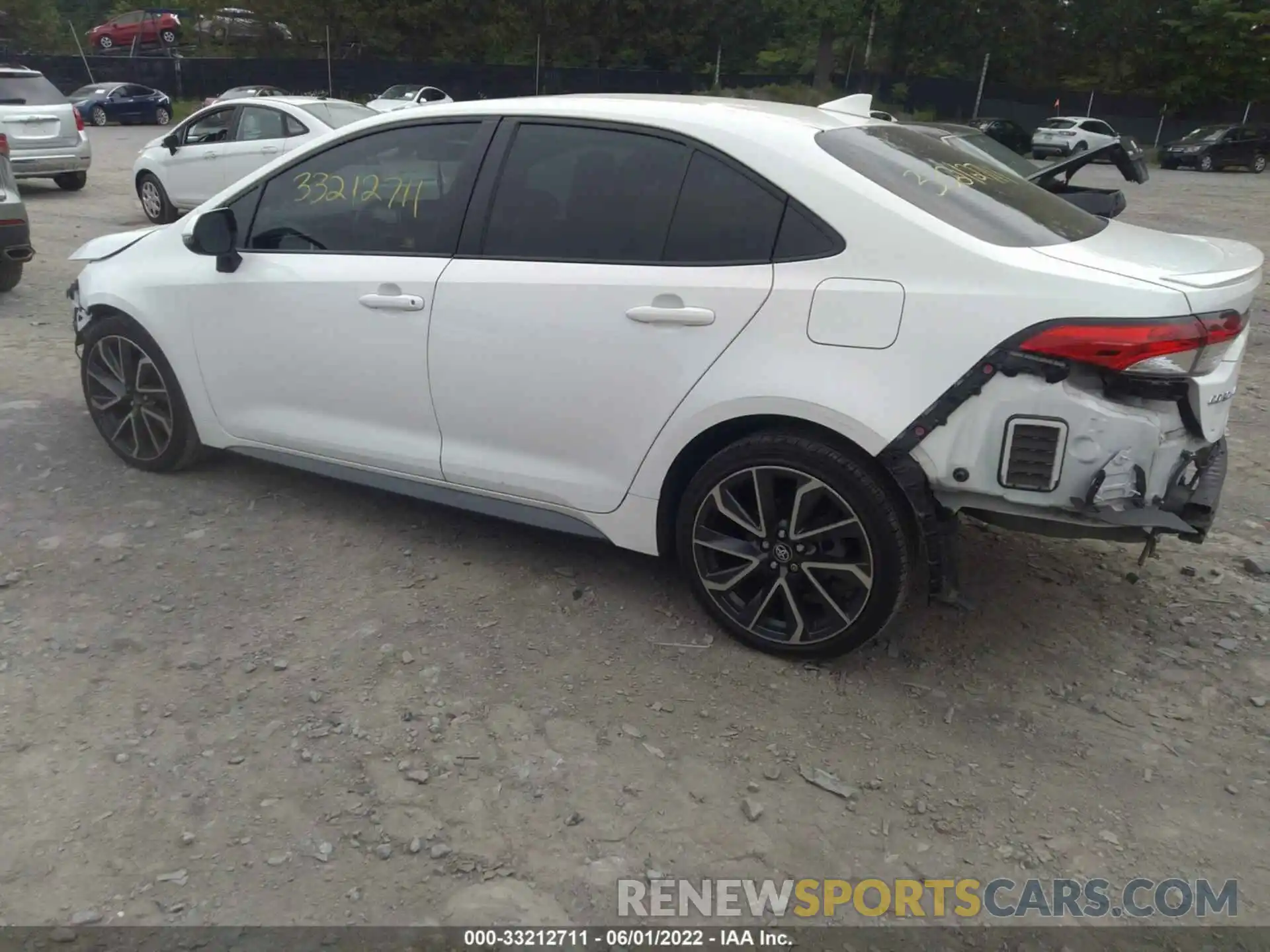 3 Photograph of a damaged car JTDP4RCE1LJ011750 TOYOTA COROLLA 2020