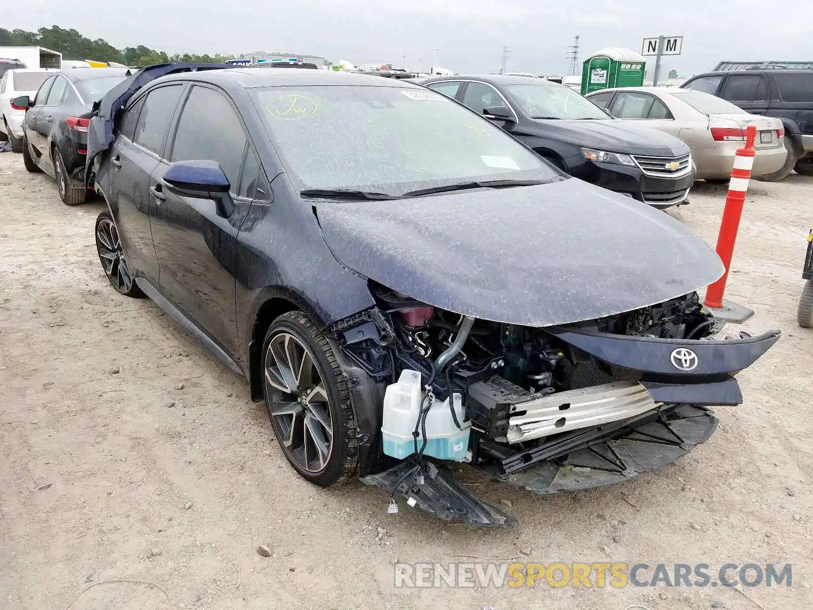 1 Photograph of a damaged car JTDP4RCE1LJ014065 TOYOTA COROLLA 2020