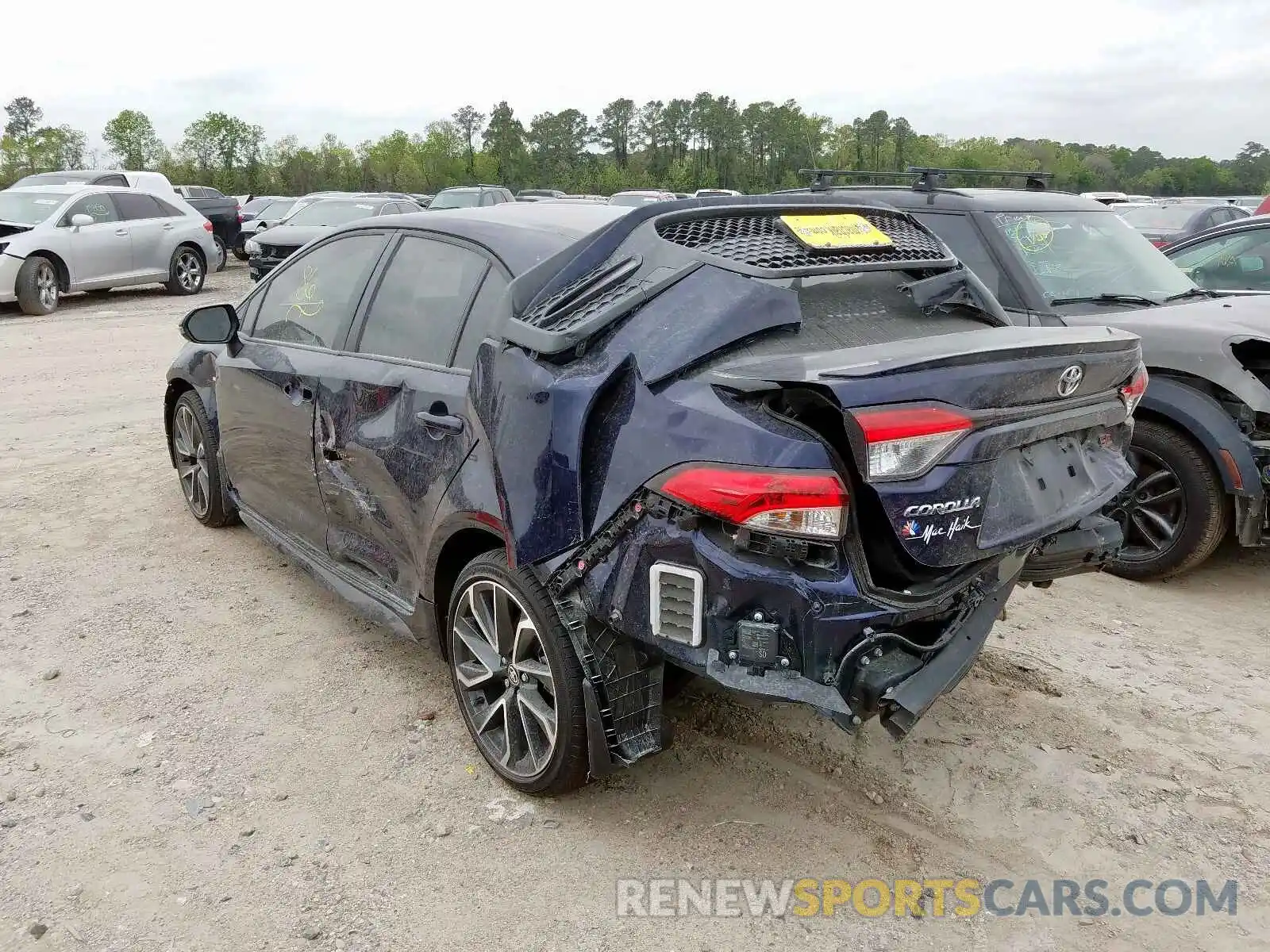 3 Photograph of a damaged car JTDP4RCE1LJ014065 TOYOTA COROLLA 2020