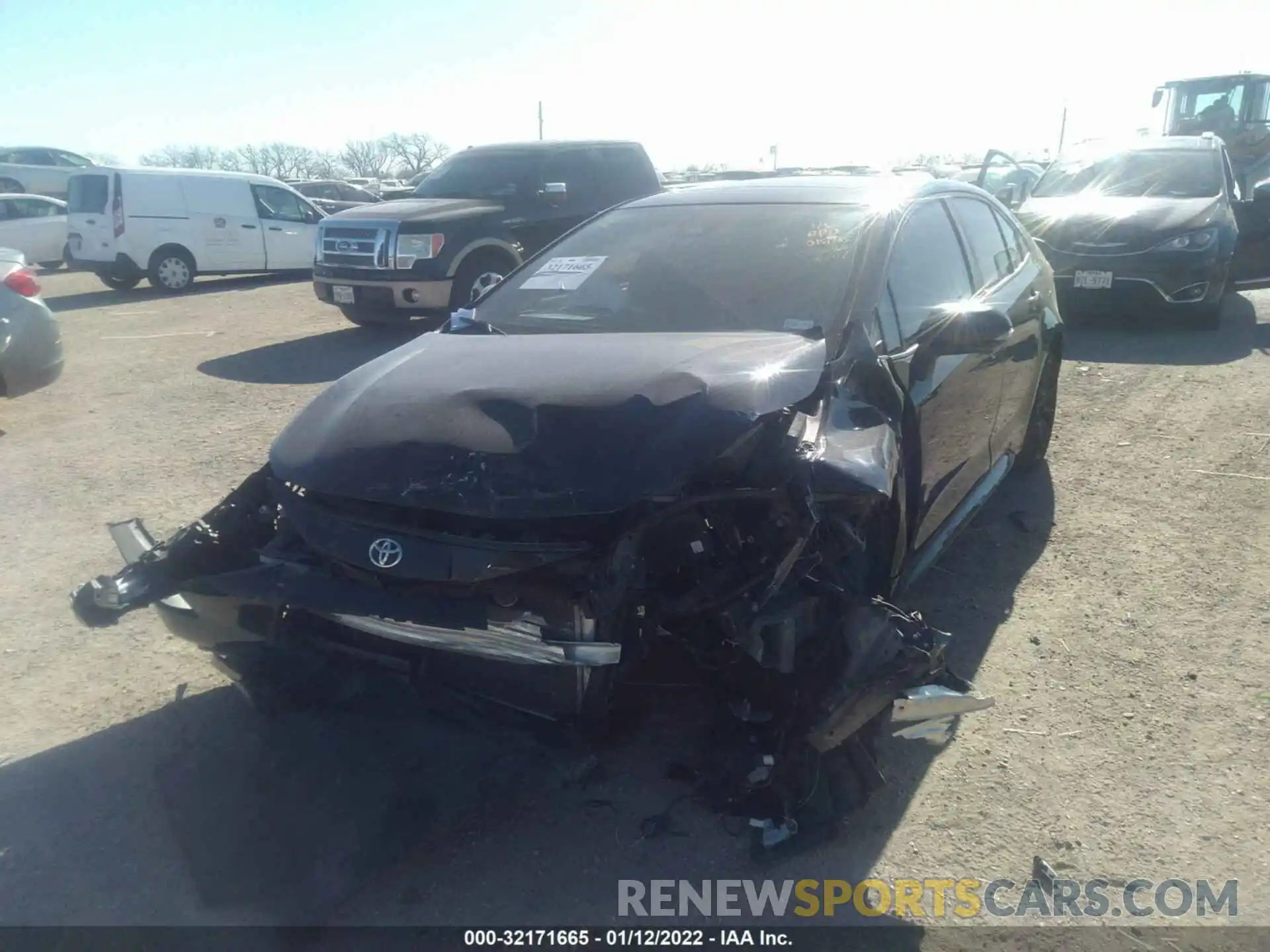 2 Photograph of a damaged car JTDP4RCE1LJ015085 TOYOTA COROLLA 2020