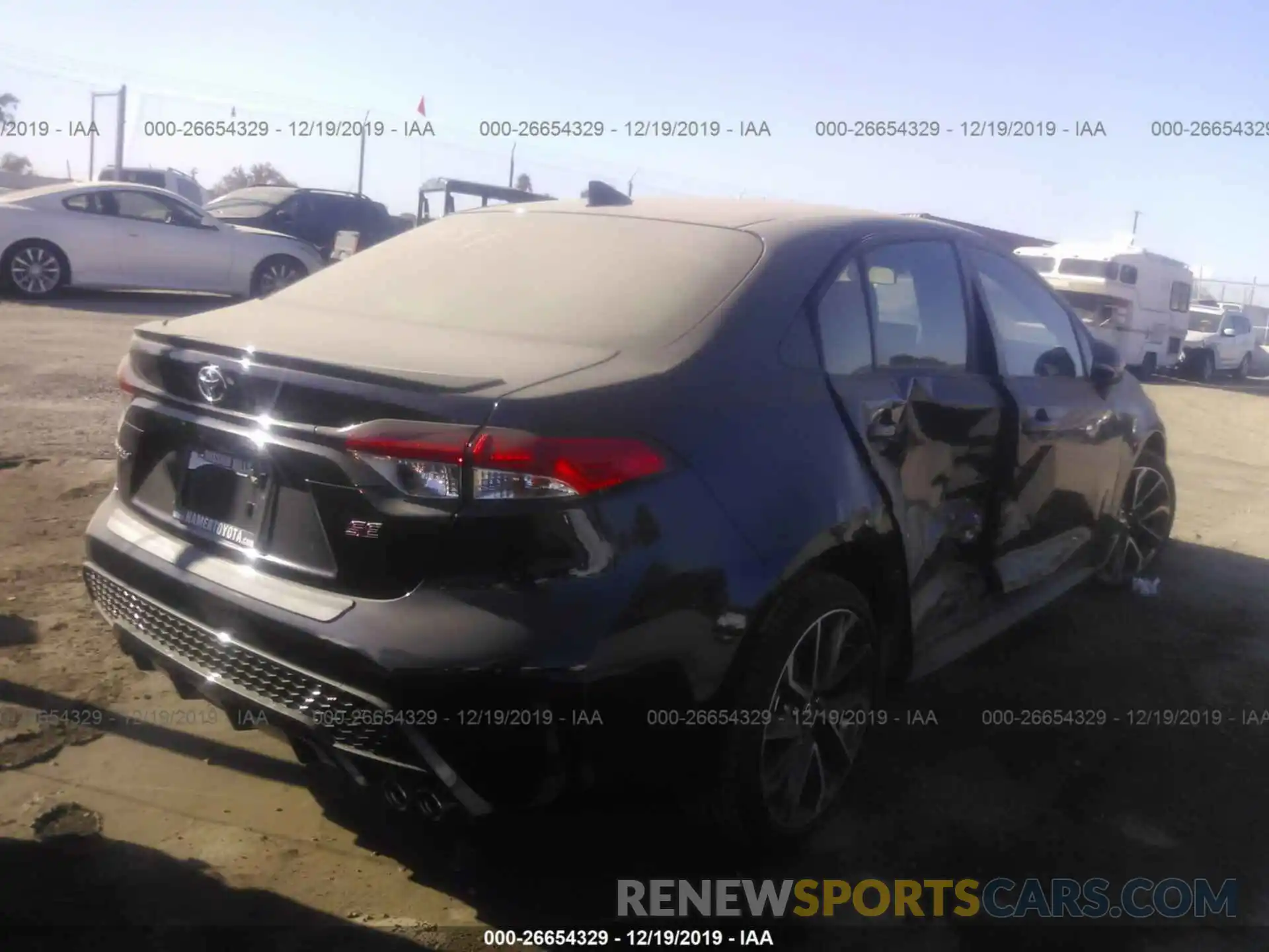 4 Photograph of a damaged car JTDP4RCE1LJ017340 TOYOTA COROLLA 2020