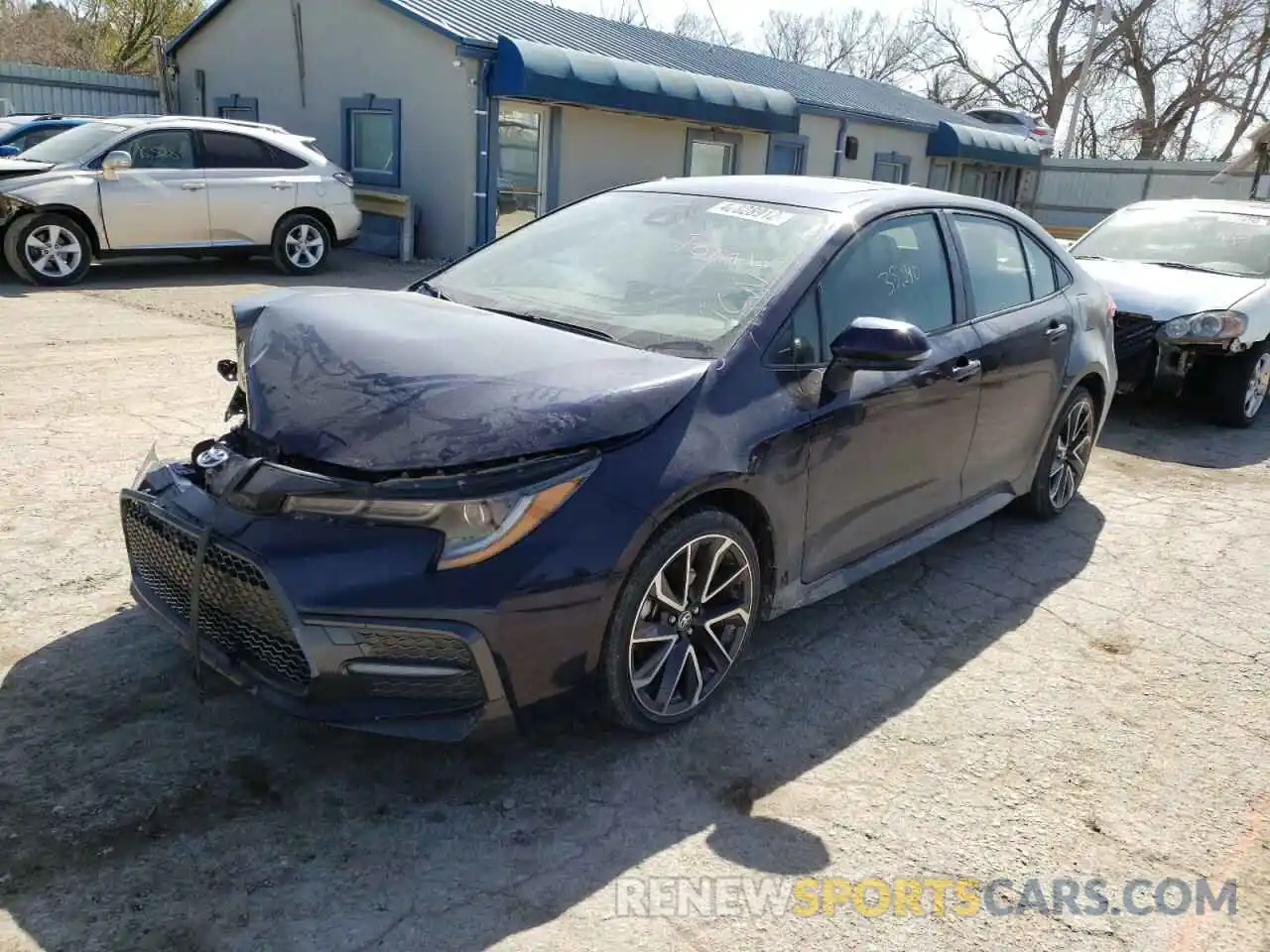 2 Photograph of a damaged car JTDP4RCE1LJ017645 TOYOTA COROLLA 2020