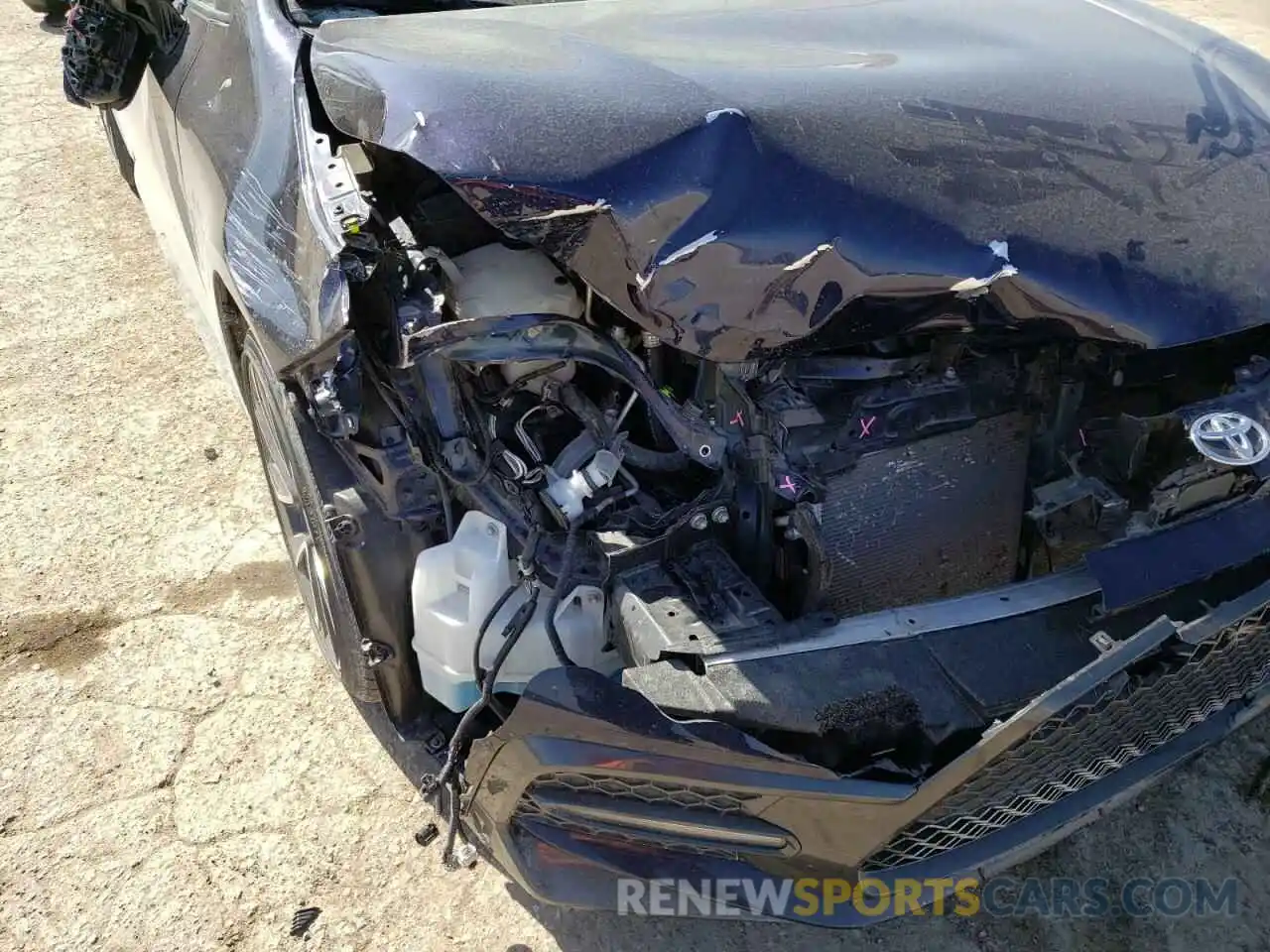 9 Photograph of a damaged car JTDP4RCE1LJ017645 TOYOTA COROLLA 2020