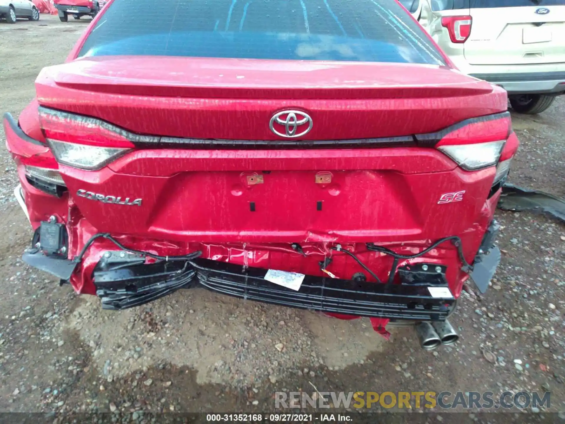 6 Photograph of a damaged car JTDP4RCE1LJ019640 TOYOTA COROLLA 2020