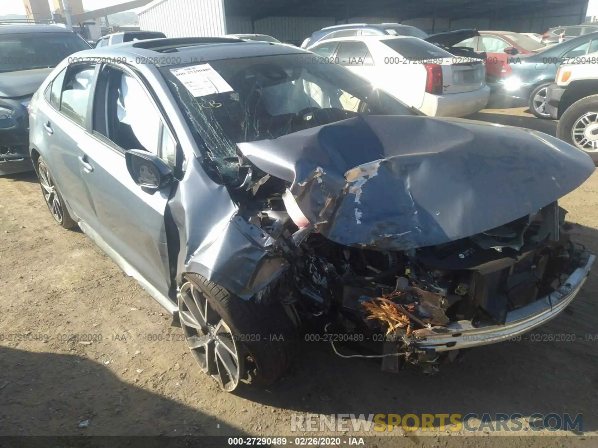 6 Photograph of a damaged car JTDP4RCE1LJ020268 TOYOTA COROLLA 2020