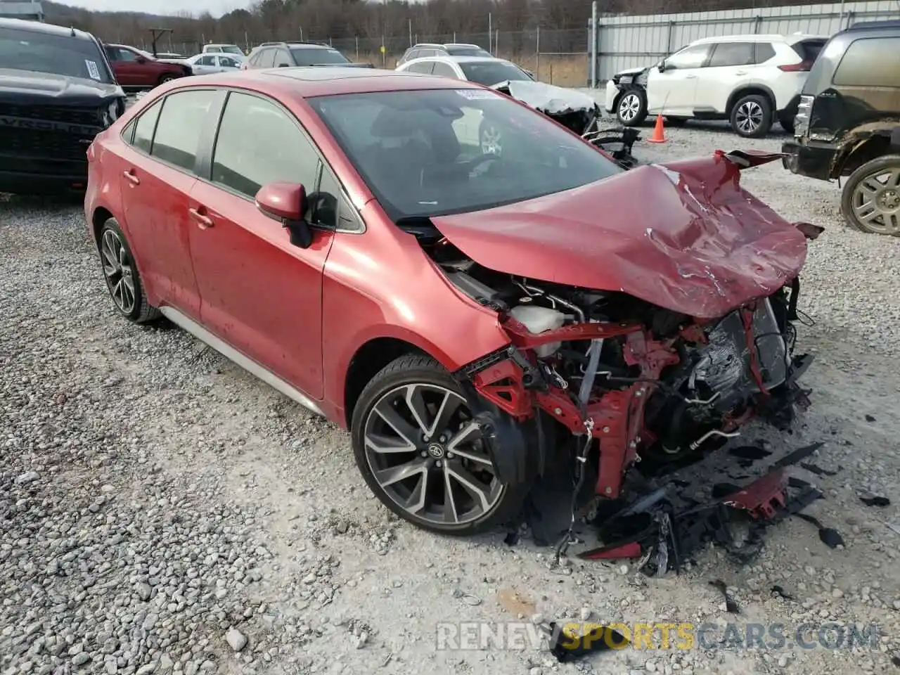 1 Photograph of a damaged car JTDP4RCE1LJ020531 TOYOTA COROLLA 2020