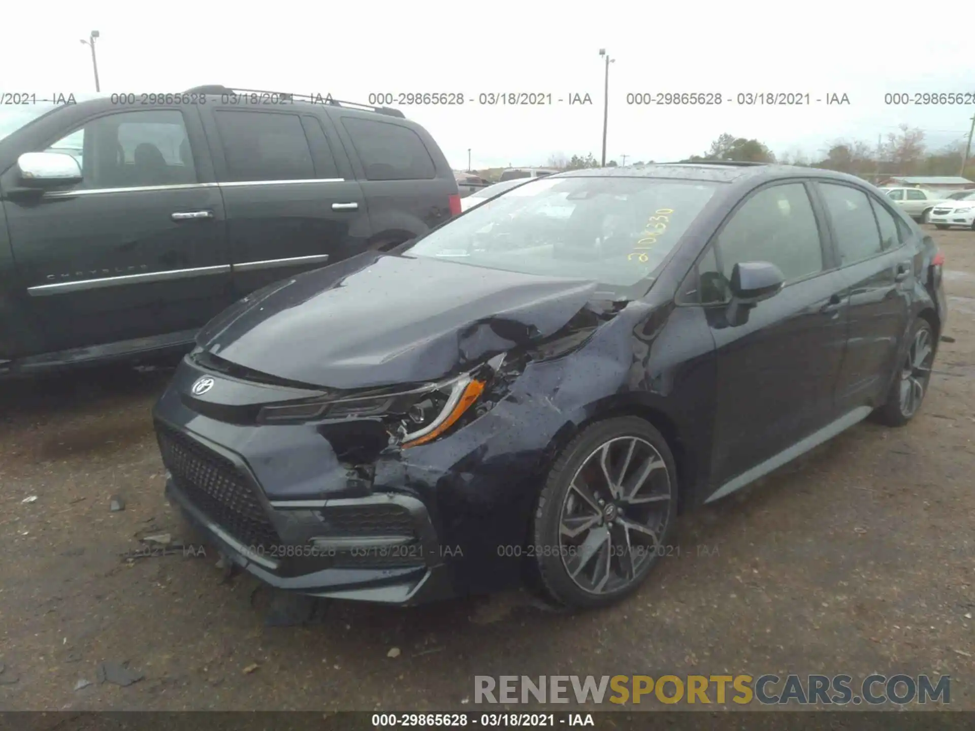 6 Photograph of a damaged car JTDP4RCE1LJ029231 TOYOTA COROLLA 2020