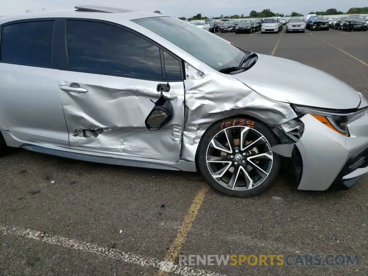 9 Photograph of a damaged car JTDP4RCE1LJ031206 TOYOTA COROLLA 2020