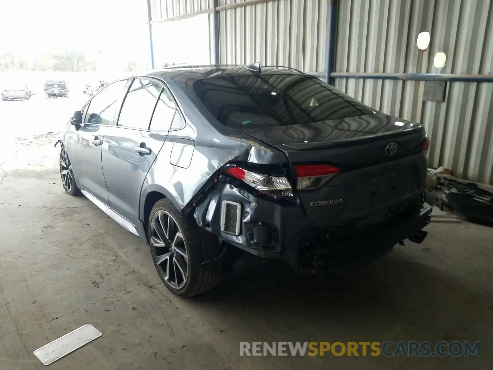 3 Photograph of a damaged car JTDP4RCE1LJ031254 TOYOTA COROLLA 2020