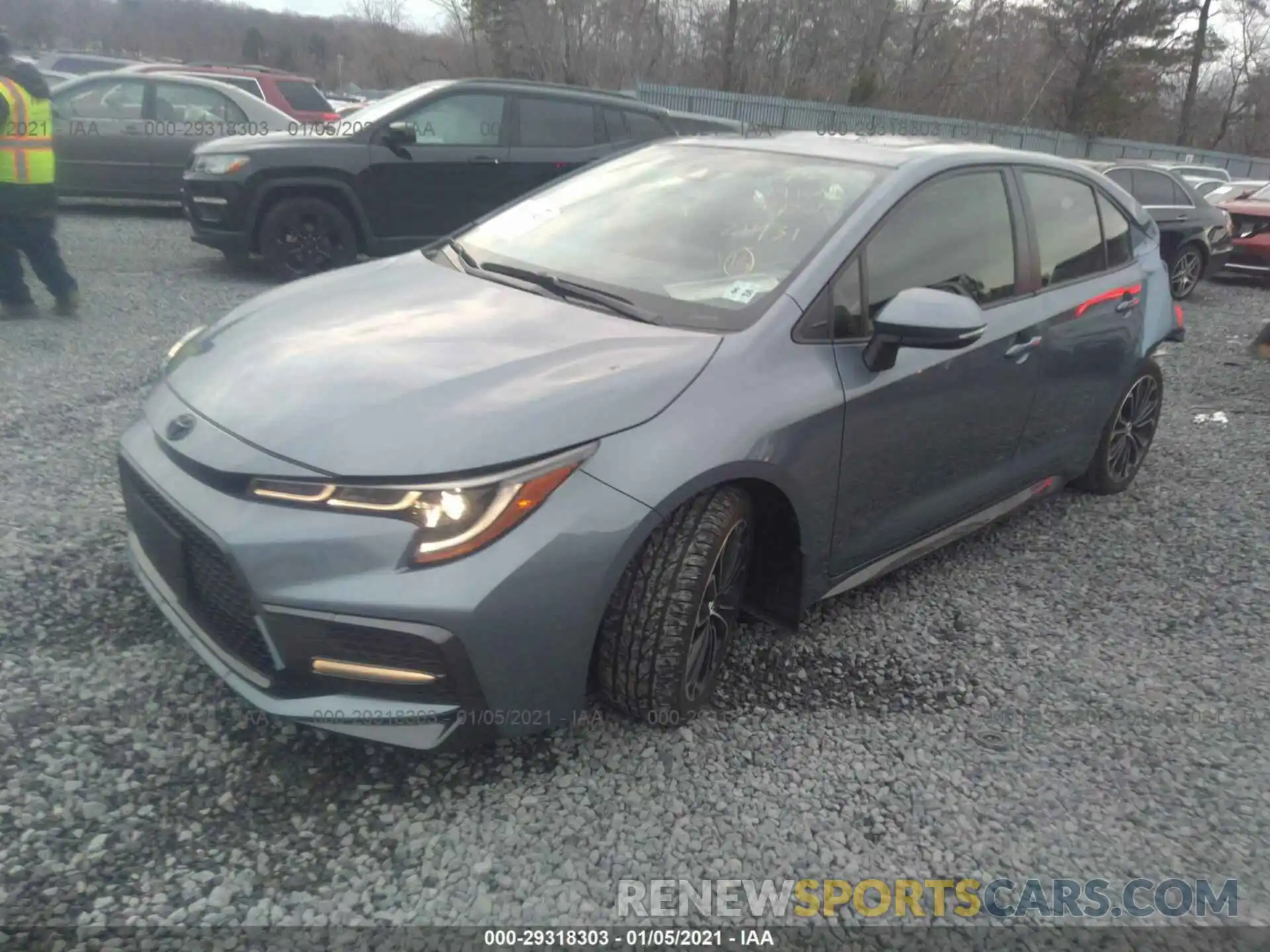 2 Photograph of a damaged car JTDP4RCE1LJ034509 TOYOTA COROLLA 2020