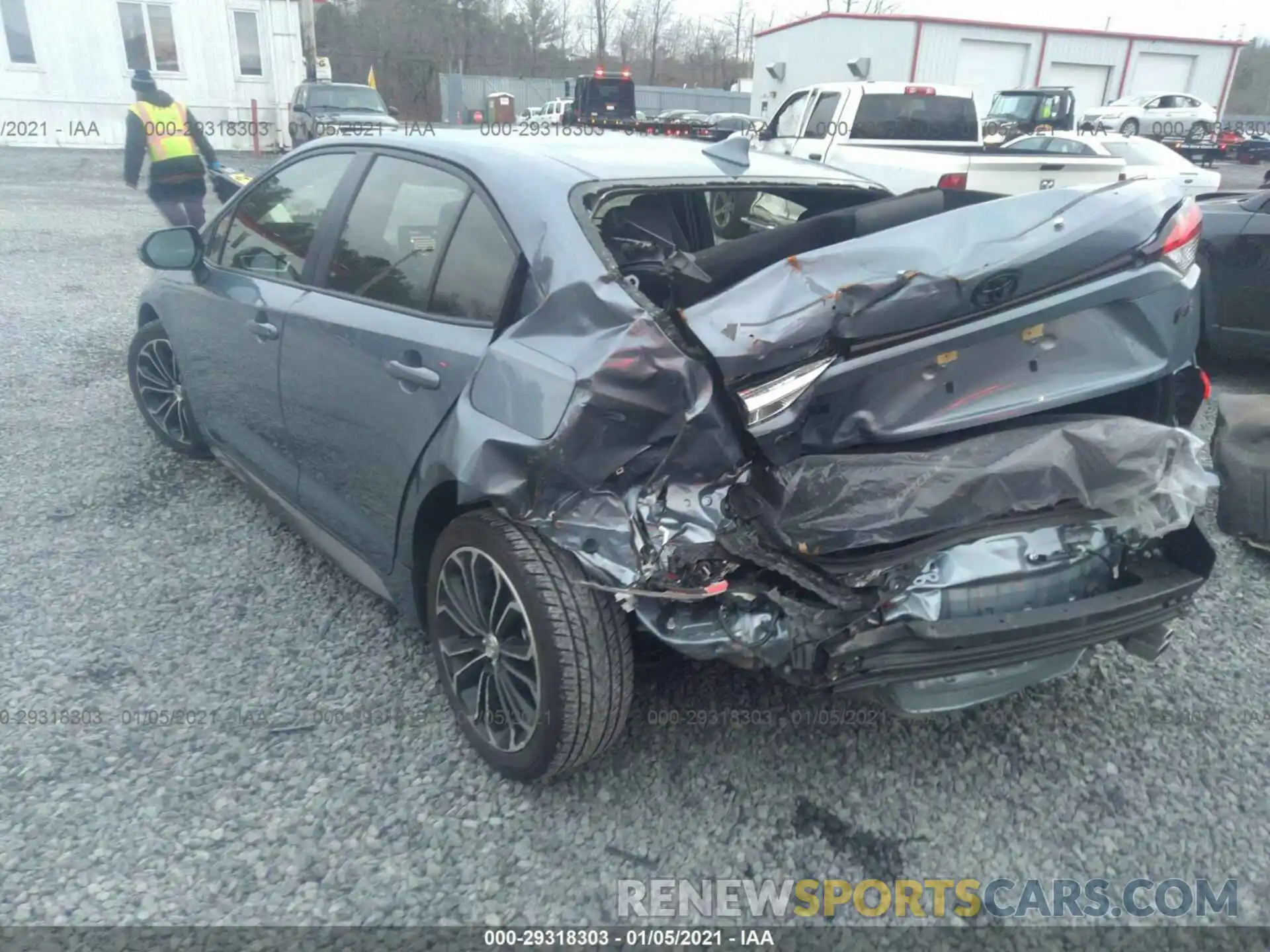 3 Photograph of a damaged car JTDP4RCE1LJ034509 TOYOTA COROLLA 2020