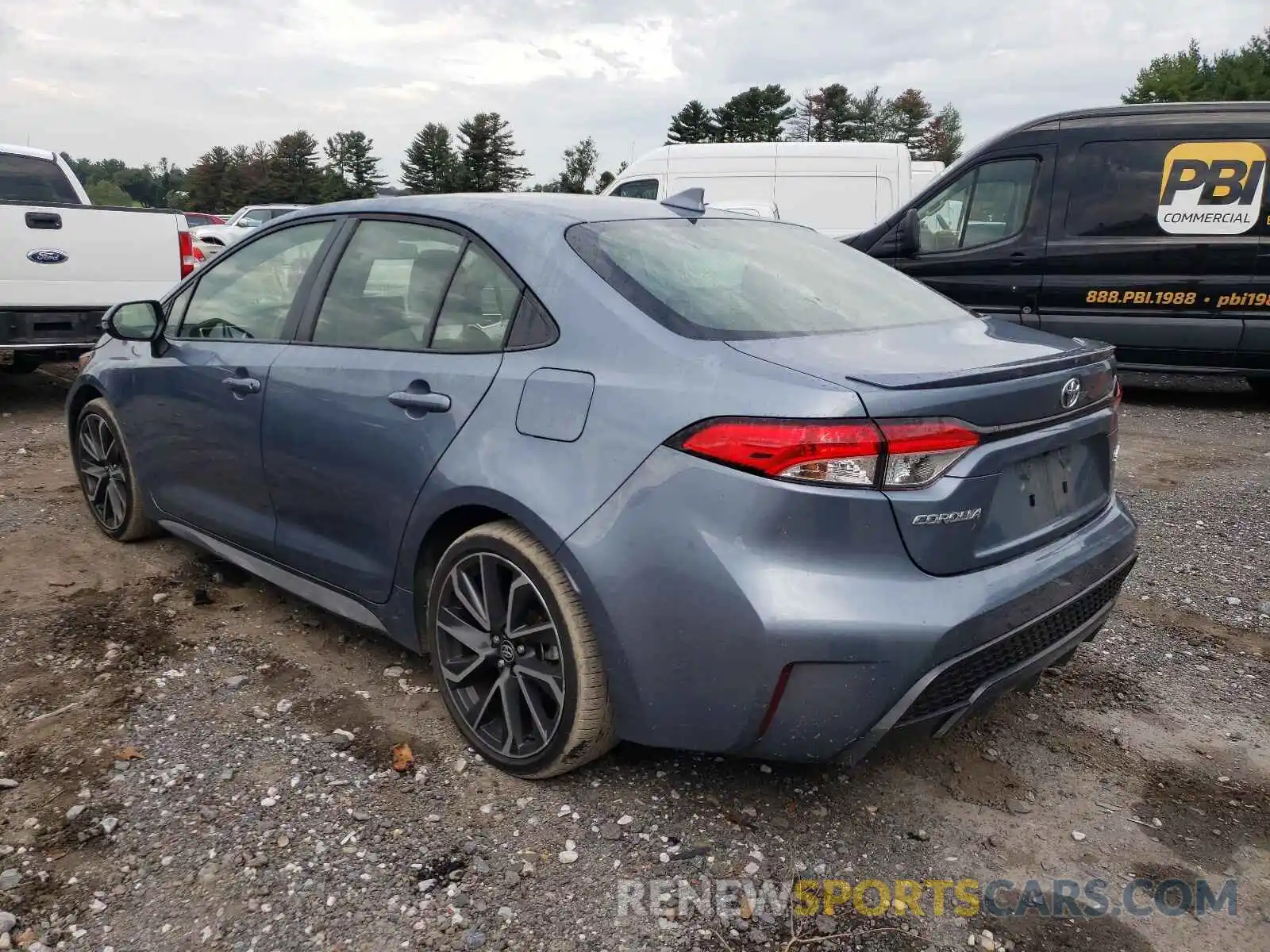 3 Photograph of a damaged car JTDP4RCE1LJ037040 TOYOTA COROLLA 2020