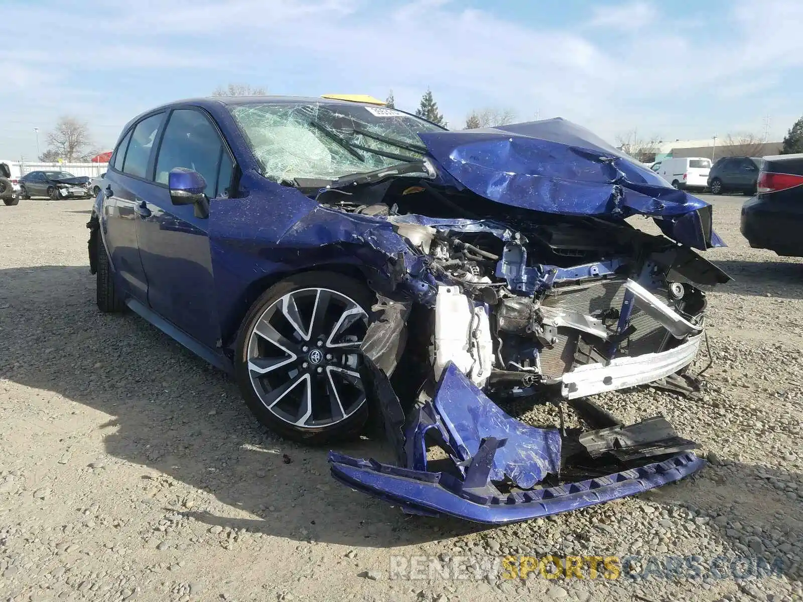 1 Photograph of a damaged car JTDP4RCE1LJ038334 TOYOTA COROLLA 2020