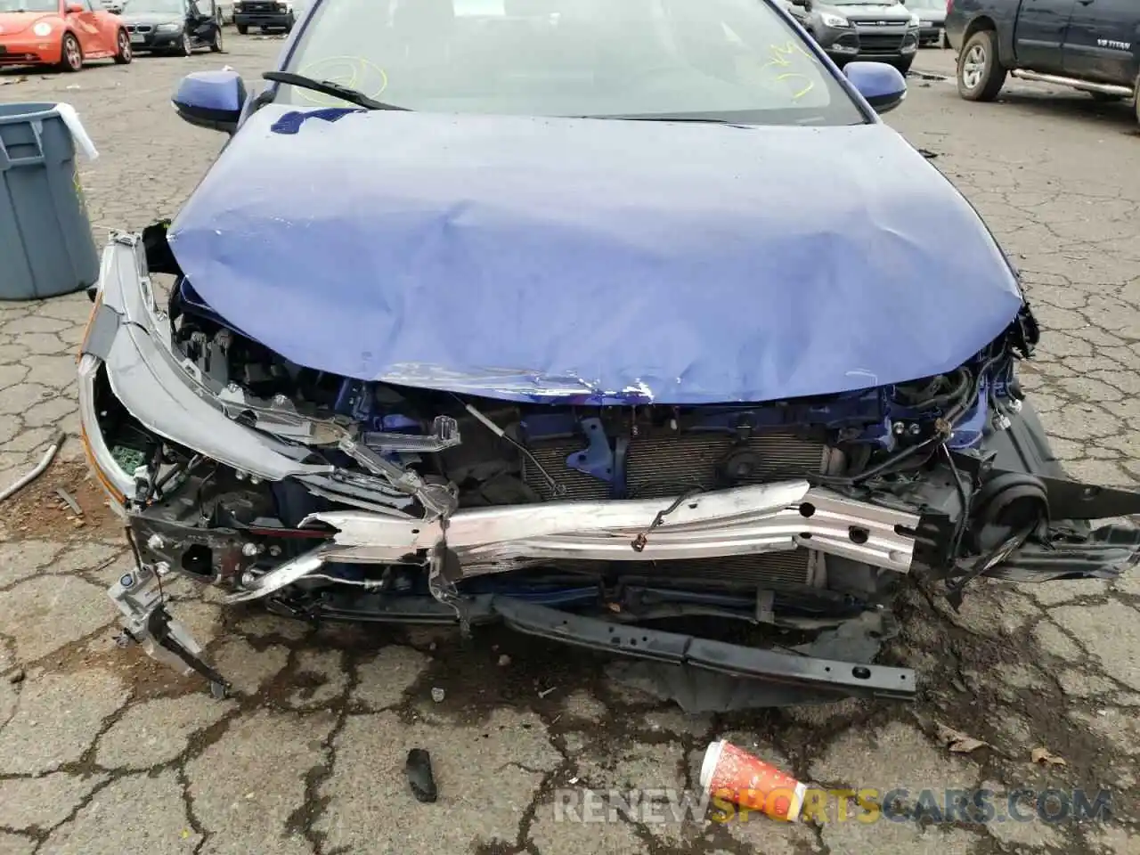 9 Photograph of a damaged car JTDP4RCE1LJ039063 TOYOTA COROLLA 2020