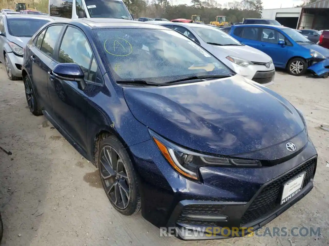 1 Photograph of a damaged car JTDP4RCE1LJ039421 TOYOTA COROLLA 2020