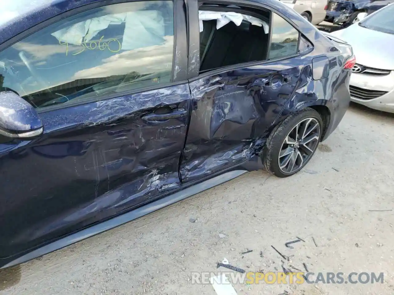 9 Photograph of a damaged car JTDP4RCE1LJ039421 TOYOTA COROLLA 2020