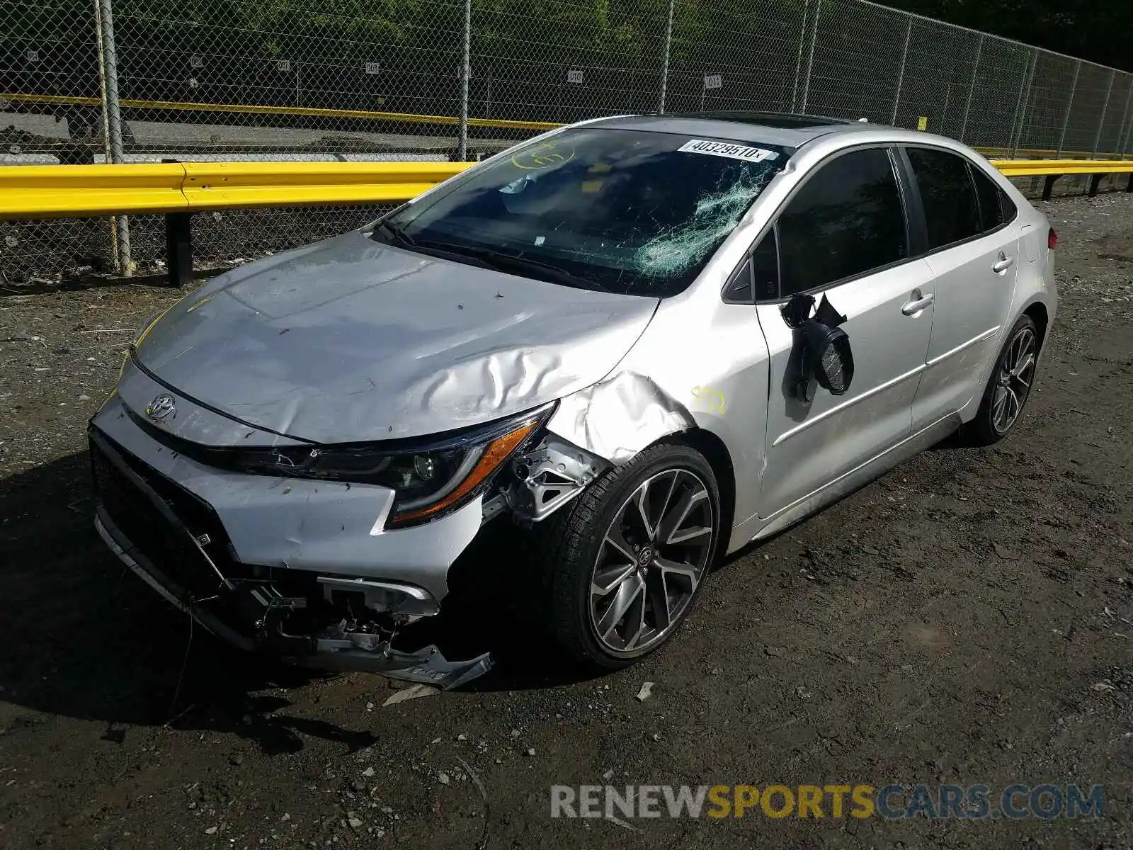 2 Photograph of a damaged car JTDP4RCE1LJ040973 TOYOTA COROLLA 2020