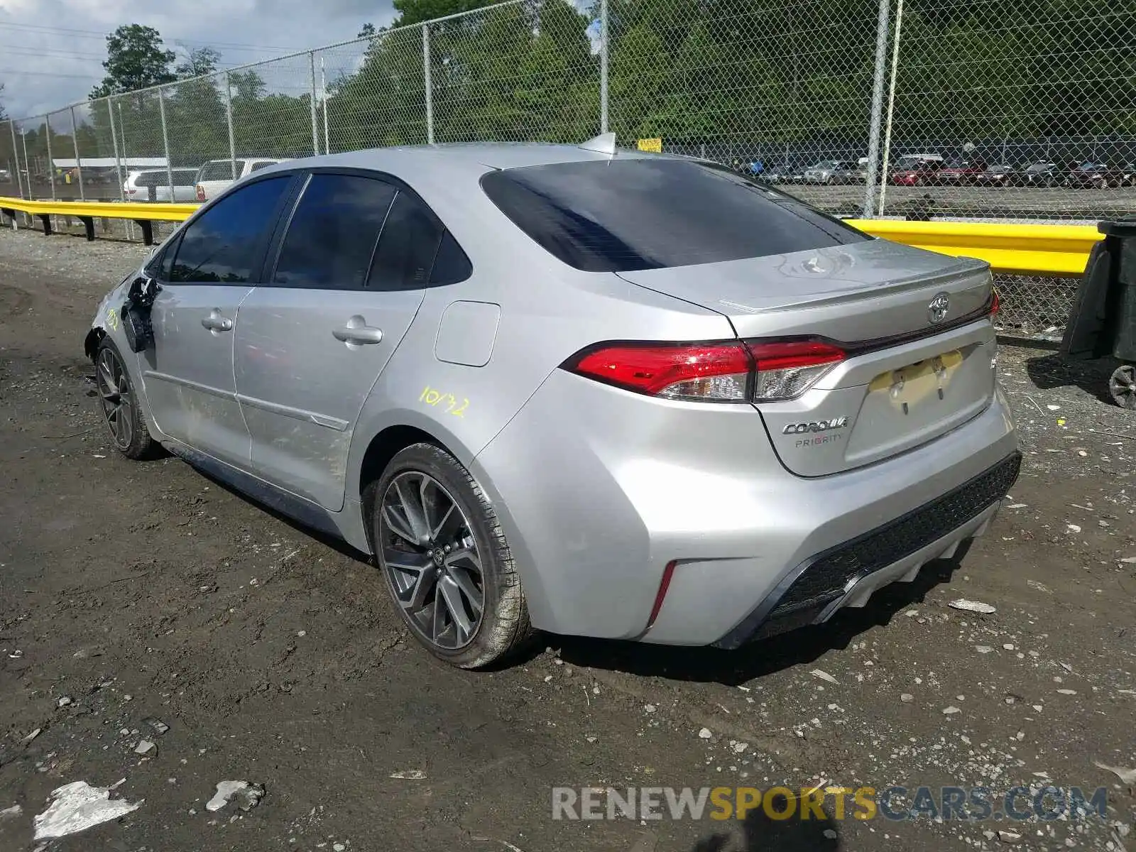 3 Photograph of a damaged car JTDP4RCE1LJ040973 TOYOTA COROLLA 2020