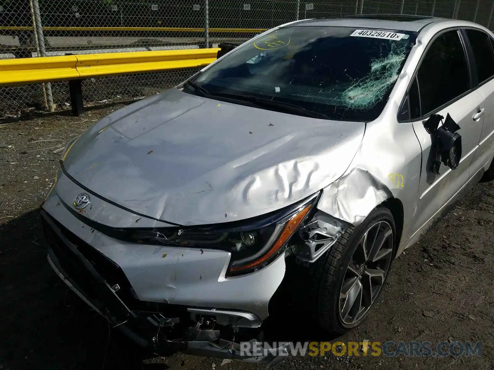 9 Photograph of a damaged car JTDP4RCE1LJ040973 TOYOTA COROLLA 2020