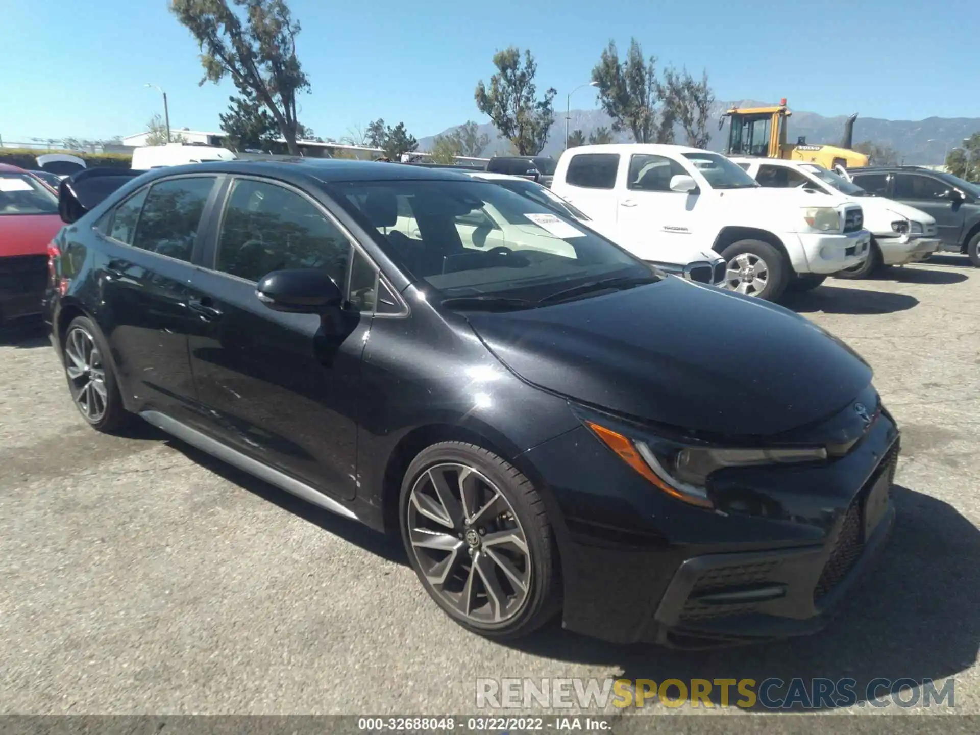 1 Photograph of a damaged car JTDP4RCE1LJ043453 TOYOTA COROLLA 2020