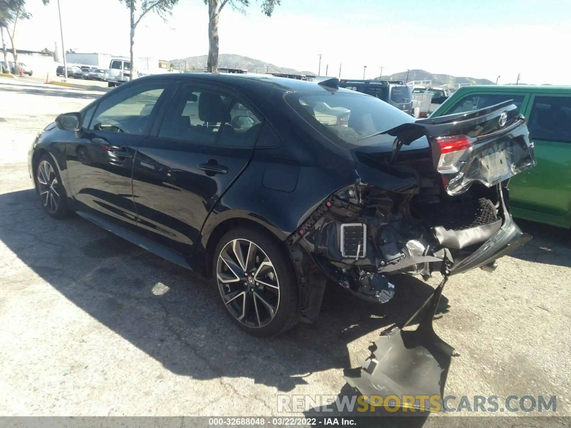 3 Photograph of a damaged car JTDP4RCE1LJ043453 TOYOTA COROLLA 2020