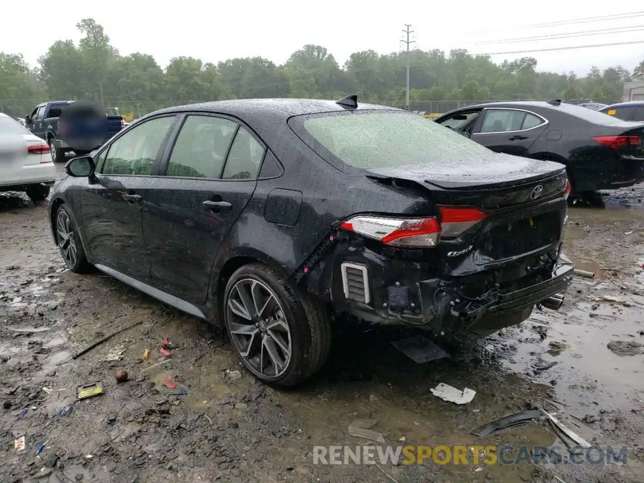 3 Photograph of a damaged car JTDP4RCE1LJ044151 TOYOTA COROLLA 2020