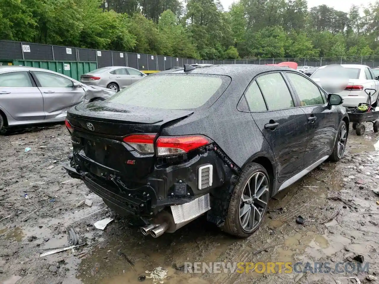 4 Photograph of a damaged car JTDP4RCE1LJ044151 TOYOTA COROLLA 2020