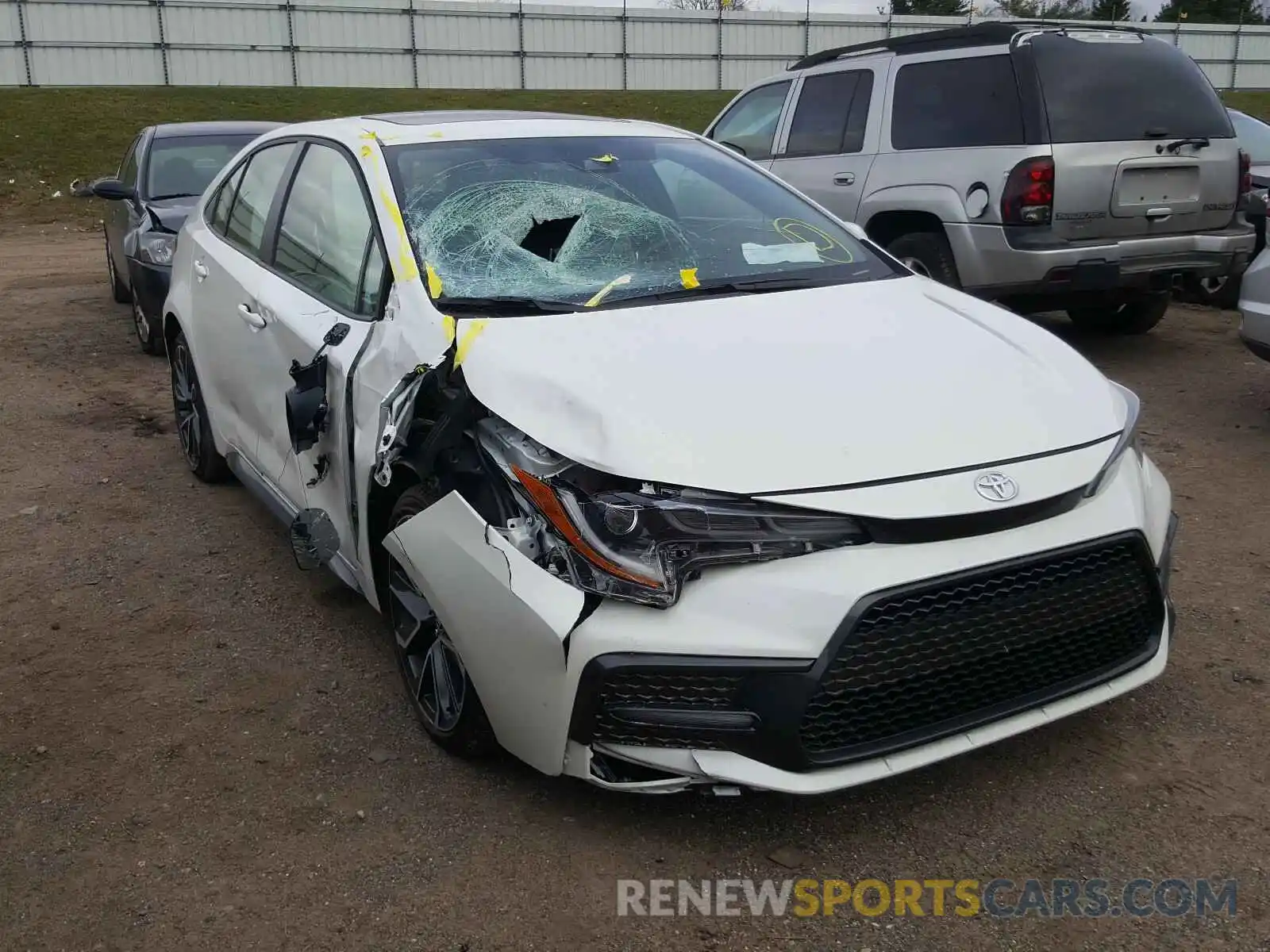 1 Photograph of a damaged car JTDP4RCE1LJ050418 TOYOTA COROLLA 2020